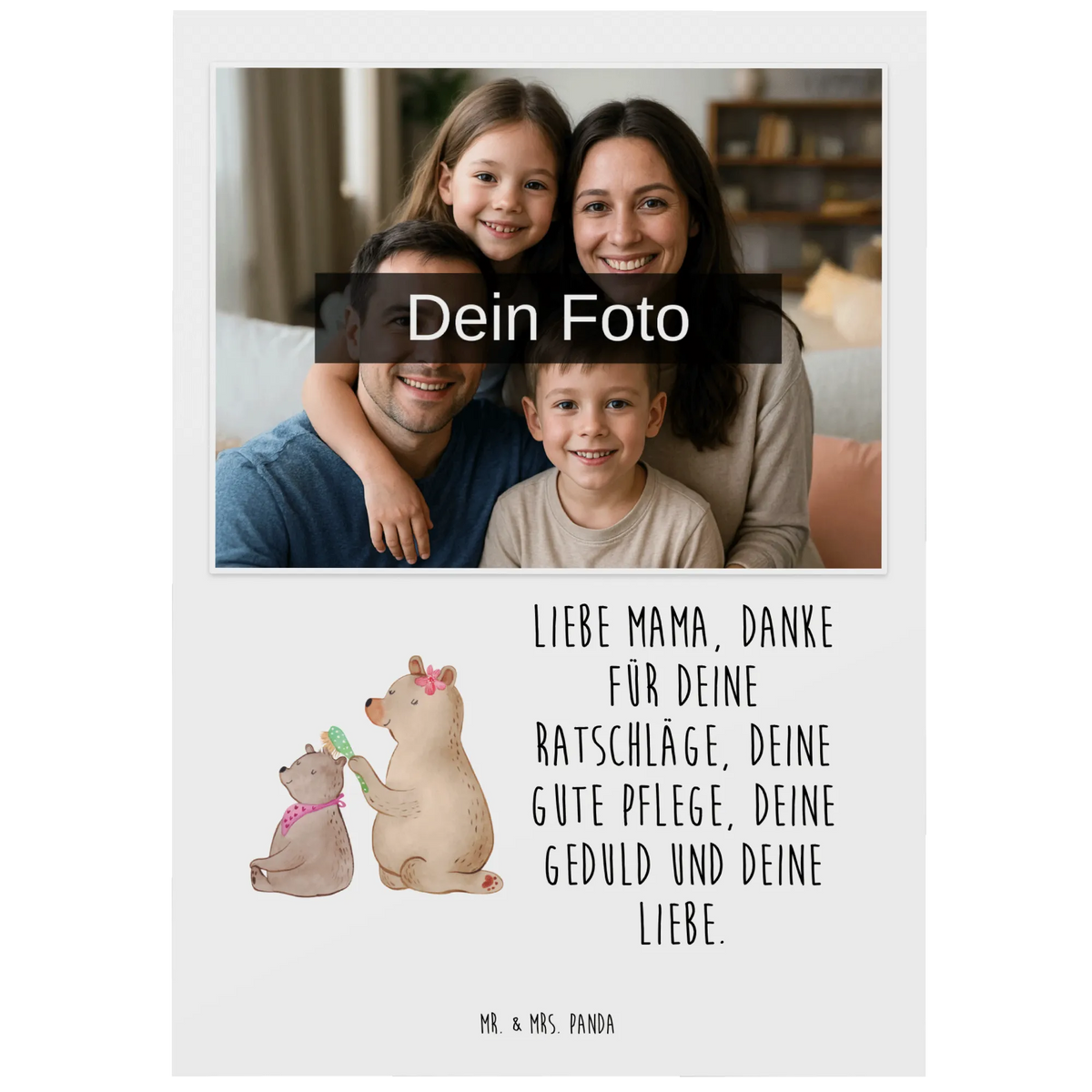 Personalized Photo Postcard bear child Fotokarte, Personalisierte Foto Postkarte, Foto Grußkarte, Fotopostkarte, Foto Postkarte, personalisierte fotokarte, grußkarte mit foto, Postkarte mit Foto, Fotogrußkarte, Postkarte Foto, Muttertag, Vatertag, Mama, Papa, Oma, Opa, Familie, Schwester, Bruder, Geschenk, Mutter, Mutti