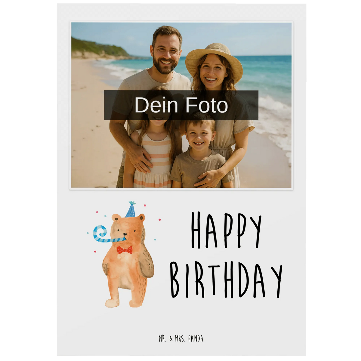 Personalized Photo Postcard bear Birthday Fotogrußkarte, Foto Grußkarte, grußkarte mit foto, Fotopostkarte, Postkarte mit Foto, personalisierte fotokarte, Foto Postkarte, Fotokarte, Personalisierte Foto Postkarte, Postkarte Foto, Teddy, Teddybär, Bär, Glückwunsch, Alles Gute, Happy Birthday, Geburtstag