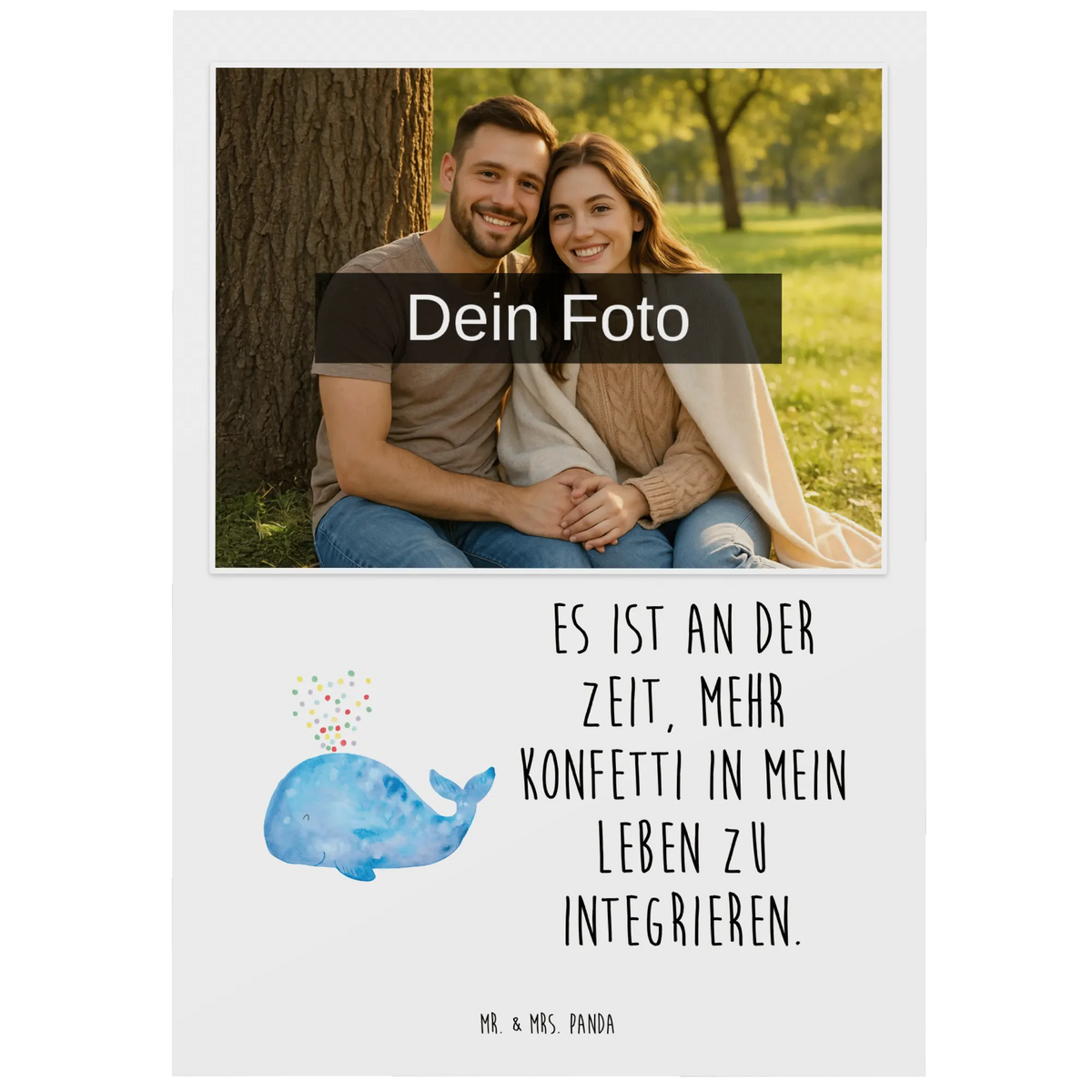 Personalized Photo Postcard whale confetti Postkarte Foto, Foto Grußkarte, Postkarte mit Foto, Personalisierte Foto Postkarte, Fotokarte, Fotogrußkarte, personalisierte fotokarte, Foto Postkarte, grußkarte mit foto, Fotopostkarte, Meer, Urlaub, Meerestiere, Lebensabschnitt, Diät, Motivation, Geburtstag, Konfetti, Abnehmen, Wale, Neuanfang, Trennung, Wal, Neustart