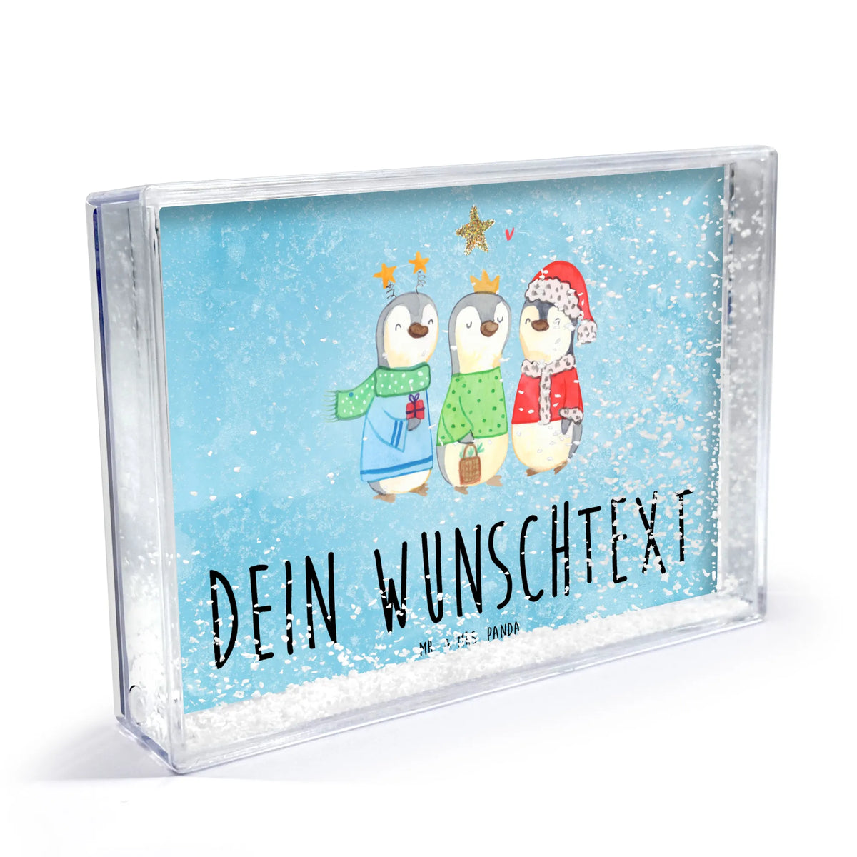 Personalisierter Schüttelrahmen Winterzeit Heilige drei Könige Winter, Advent, Heiligabend, Wintermotiv, Weihnachtsdeko, Nikolaus, Weihnachten, Weihnachtstage, Weihnachtszeit, Weihnachtsmann, Heilige Drei Könige