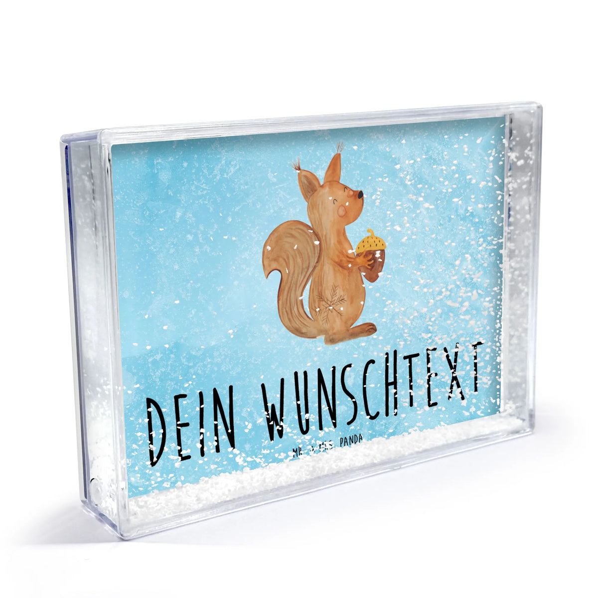 Personalisierter Schüttelrahmen Eichhörnchen Weihnachten Weihnachten, Winter, Weihnachtsdeko, Nikolaus, Advent, Heiligabend, Wintermotiv, Frohes Neues Jahr, Guten Rutsch, Weihnachtsgruß, Frohe Weihnachten, Vogel, Weihnachtsmotiv, Neujahr
