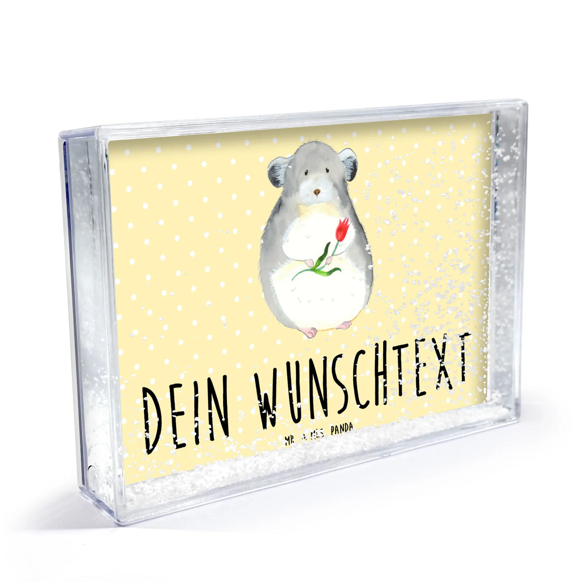 Personalisierter Schüttelrahmen Chinchilla Blume Tiere, Gute Laune, Lustige Sprüche, Tiermotive, Kummer, Chinchilla, Büroalltag, Büro, Liebeskummer, Depressionen, Glücklichsein, Chaos, traurig sein, Chinchillas