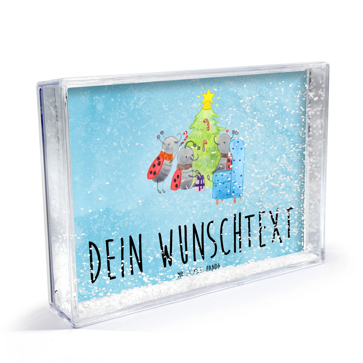 Personalisierter Schüttelrahmen Weihnachten Smörle Weihnachten, Winter, Weihnachtsdeko, Nikolaus, Advent, Heiligabend, Wintermotiv, Pfefferminzstange, Weihnachtsbaum, Geschenk, Tannennadeln