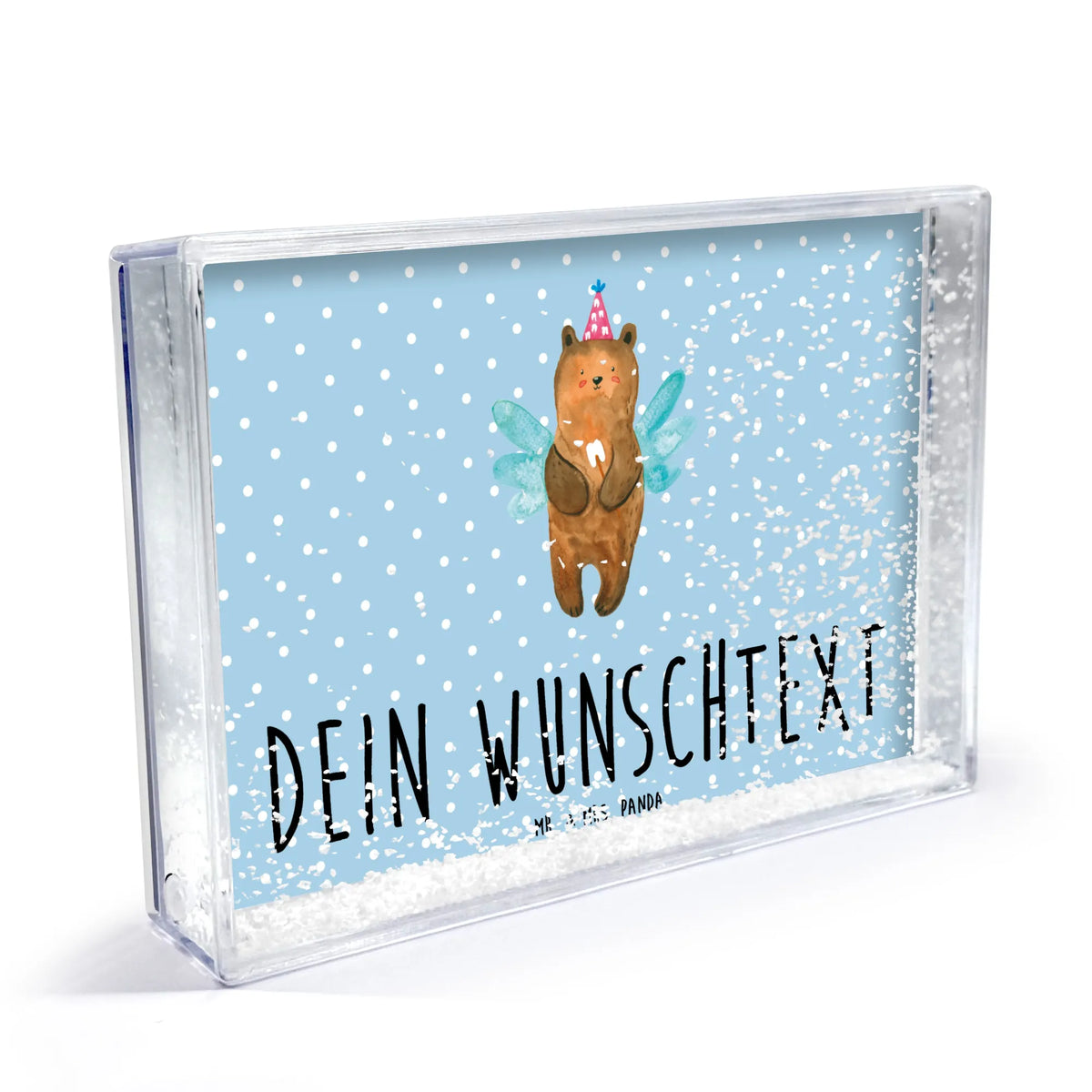 Personalisierter Schüttelrahmen Bär Zahnfee Teddy, Teddybär, Bär, Milchzahn, Fee, Erster Zahn, Zahnfee