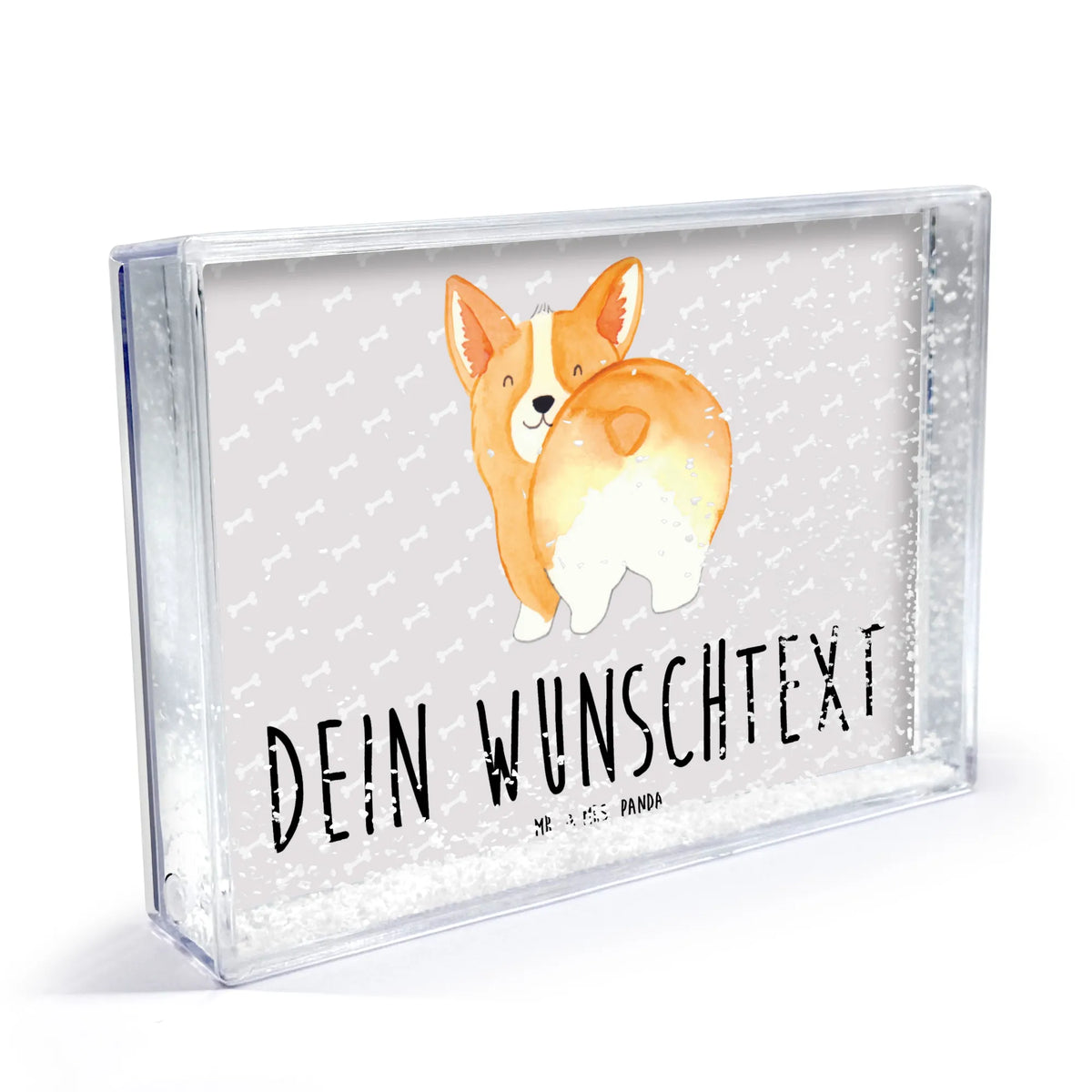Personalisierter Schüttelrahmen Corgi Po Sprüche, Hund, Hunderasse, Hundebesitzer, Hundemotiv, Haustier, Tierliebhaber, Motivation, Corgie, Hundeliebe, Spruch, Selbstliebe