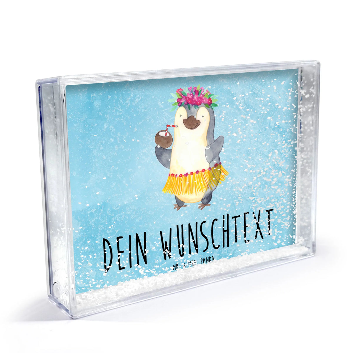 Personalized Shaker Frame Penguin coconut Penguin, North Pole, Winter, Penguins, coconut, Hawaii, aloha, penguins, vacation