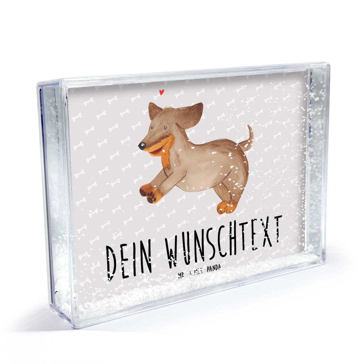 Personalisierter Schüttelrahmen Hund Dackel Sprüche, Hund, Hunderasse, Hundebesitzer, Hundemotiv, Haustier, Tierliebhaber, Happy Dog, Hunde, Dachshund, Dackel