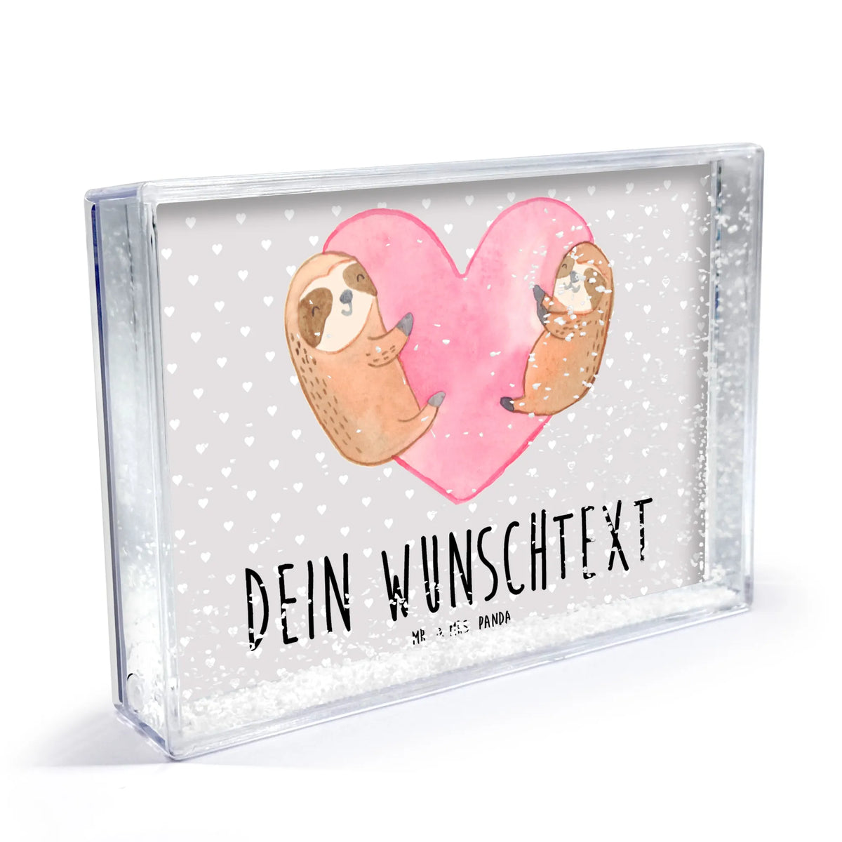 Personalisierter Schüttelrahmen Faultiere Herz Freund, Freundin, Verlobung, Liebesgeschenk, Jahrestag, Ehefrau, Heiratsantrag, Heiraten, Hocheitstag, Ehemann, Partner, Liebe, Geschenk für Frauen, für Ehemann, Geschenk für Partner, Hochzeitstag, Liebesbeweis, Geschenk für Freundin, für Männer, Mitbringsel, Valentinstag