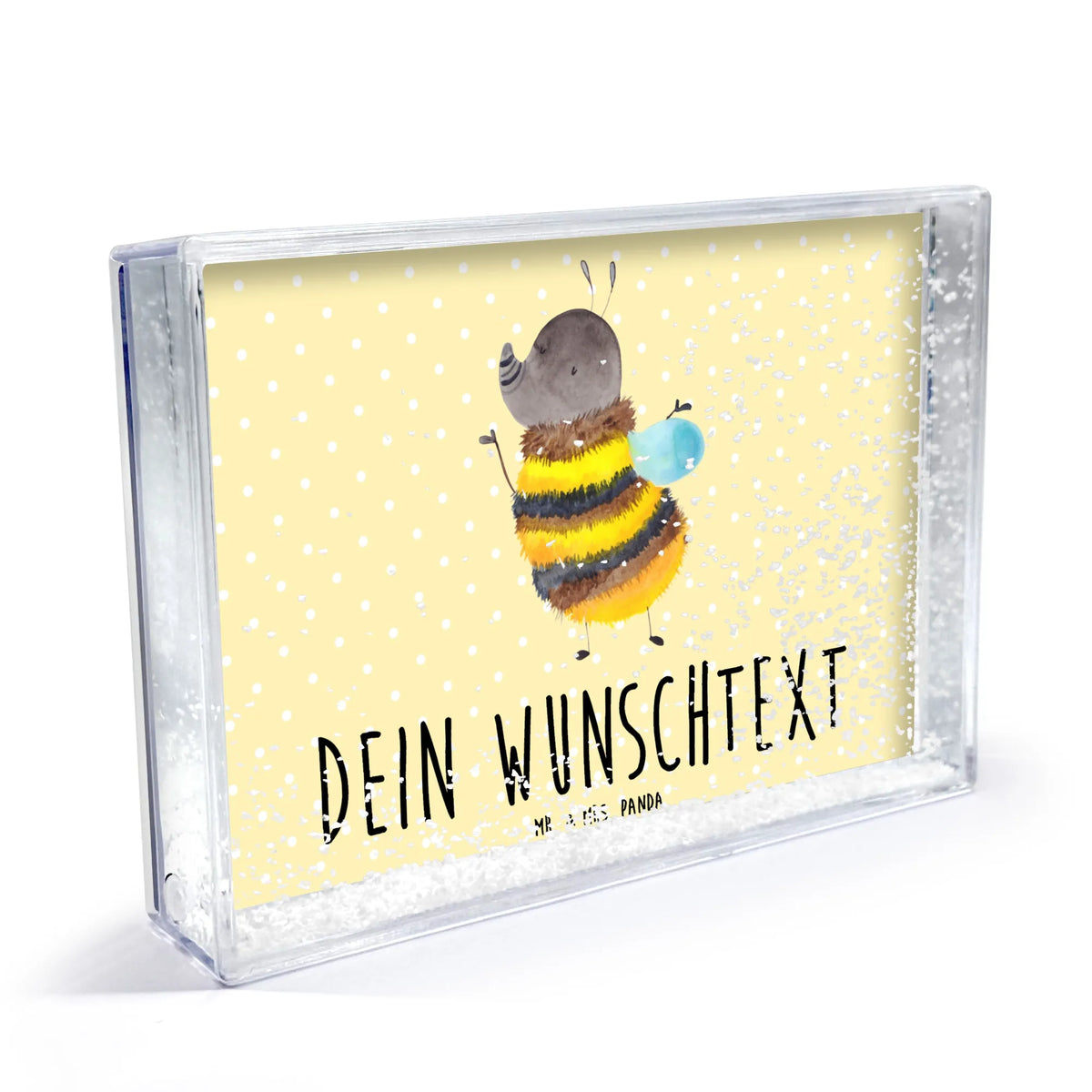 Personalized Shaker Frame bumblebee fluffy small animals, cute, funny, cute animal motives, hand drawn, small world, funny sayings, good mood, happy, gifts, gift ideas, special gifts, animal lover, card, Fluffy, Flower, Bee, Bumblebee, Nature