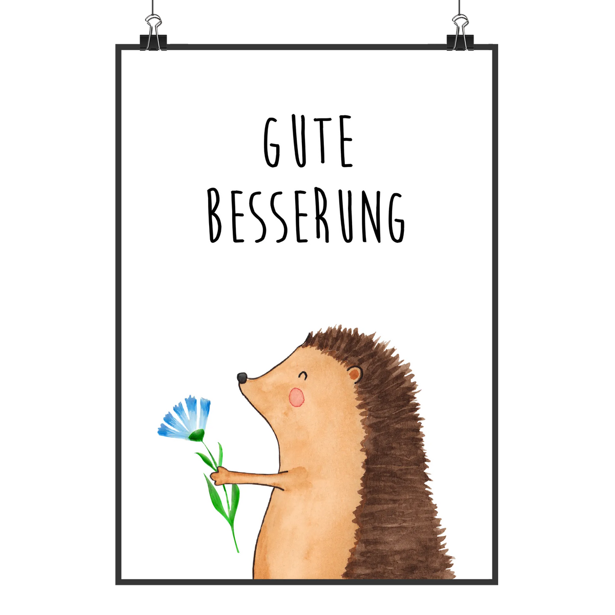 Poster Igel Blumen Motiv typografie poster, drucke, Deko Bild, grafikposter, kunstdruck poster, kunstposter, Design Poster, Wandschmuck, Bild, Panda Poster, Wanddekoration, Wanddeko Bild, wandkunst, Plakat, Posterdruck, Mr. & Mrs. Panda Poster, Kunstdruck, wanddruck, Deko Poster, wanddeko, Wandbild, Designposter, Gute Laune, Tiermotive, Lustige Sprüche, Tiere, Gute Besserung, Besuch, Krankenhaus, Genesungswünsche, krank, Krankheit, Igel