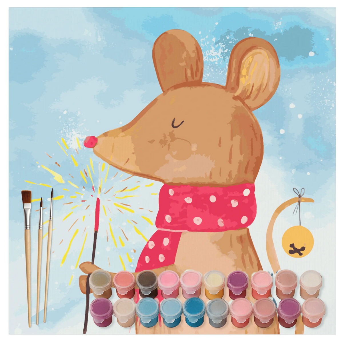 Malen nach Zahlen Maus Weihnachten Motiv malen nach zahlen set, DIY Malen nach Zahlen, leinwand malset, kreativ set, Malen nach Zahlen Bild, acryl malset, Malen nach Zahlen, diy set, malset, acrylmalerei set, malen mit zahlen, leinwand malerei, Zahlenbild, malerei nach zahlen, Malen nach Zahlen Leinwand, Acryl Malen nach Zahlen, Weihnachten, Winter, Weihnachtsdeko, Nikolaus, Advent, Heiligabend, Wintermotiv, Weihnachtsmotiv, Weihnachtswunder, Frohe Weihnachten, Weihnachtsgruß, Maus, Mäuschen
