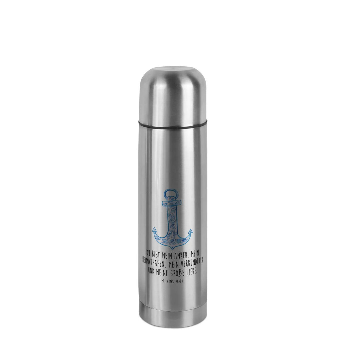 Thermoskanne Anker Blau Thermo-Trinkflasche, Edelstahl Thermosflasche, Thermosflasche, Thermoskanne, Thermo-Kaffeekanne, isolierbehälter, Thermokanne, Isolierkanne, Thermo-Teekanne, thermobehälter, Isolier-Trinkflasche, Kaffee-Thermoskanne, Edelstahl-Isolierkanne, Edelstahl Thermoskanne, Warmhaltekanne, Warmhaltebehälter, Tee-Thermoskanne, Gute Laune, Tiermotive, Tiere, Lustige Sprüche