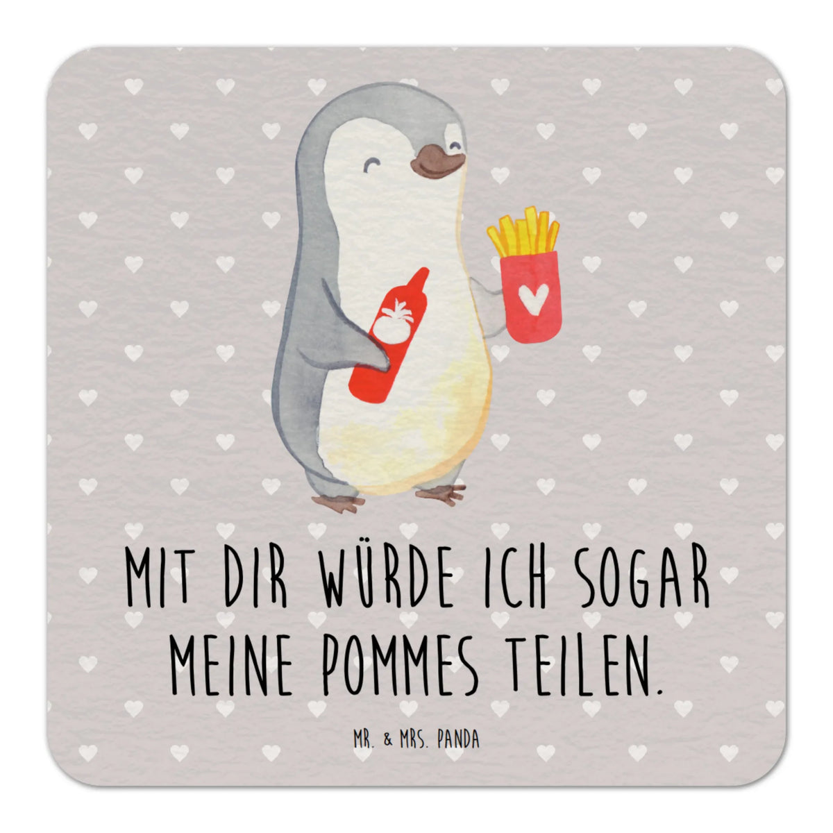Bierdeckel Pinguin Pommes Getränkeuntersetzer, Tassenuntersetzer, Becheruntersetzer, gläseruntersetzer, Bierdeckel, Pappuntersetzer, Tischuntersetzer, Kaffeeuntersetzer, bieruntersetzer, Flaschenuntersetzer, Bierfilzl, Liebesgeschenk, Partner, Freundin, Ehefrau, Verlobung, Hocheitstag, Jahrestag, Heiraten, Liebe, Freund, Ehemann, Heiratsantrag, für Männer, Geschenk für Partner, Geschenk für Frauen, für Ehemann, Valentinstag, Hochzeitstag, Liebesbeweis, Mitbringsel, Geschenk für Freundin