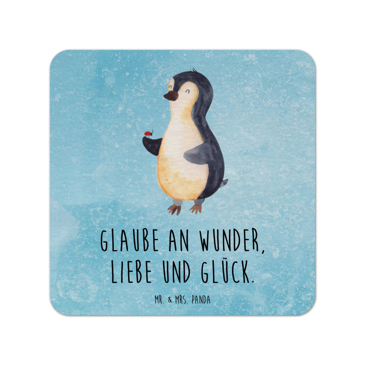 Coaster Penguin ladybug Penguins, North Pole, joy, joy of life, ladybird, penguins, wonder