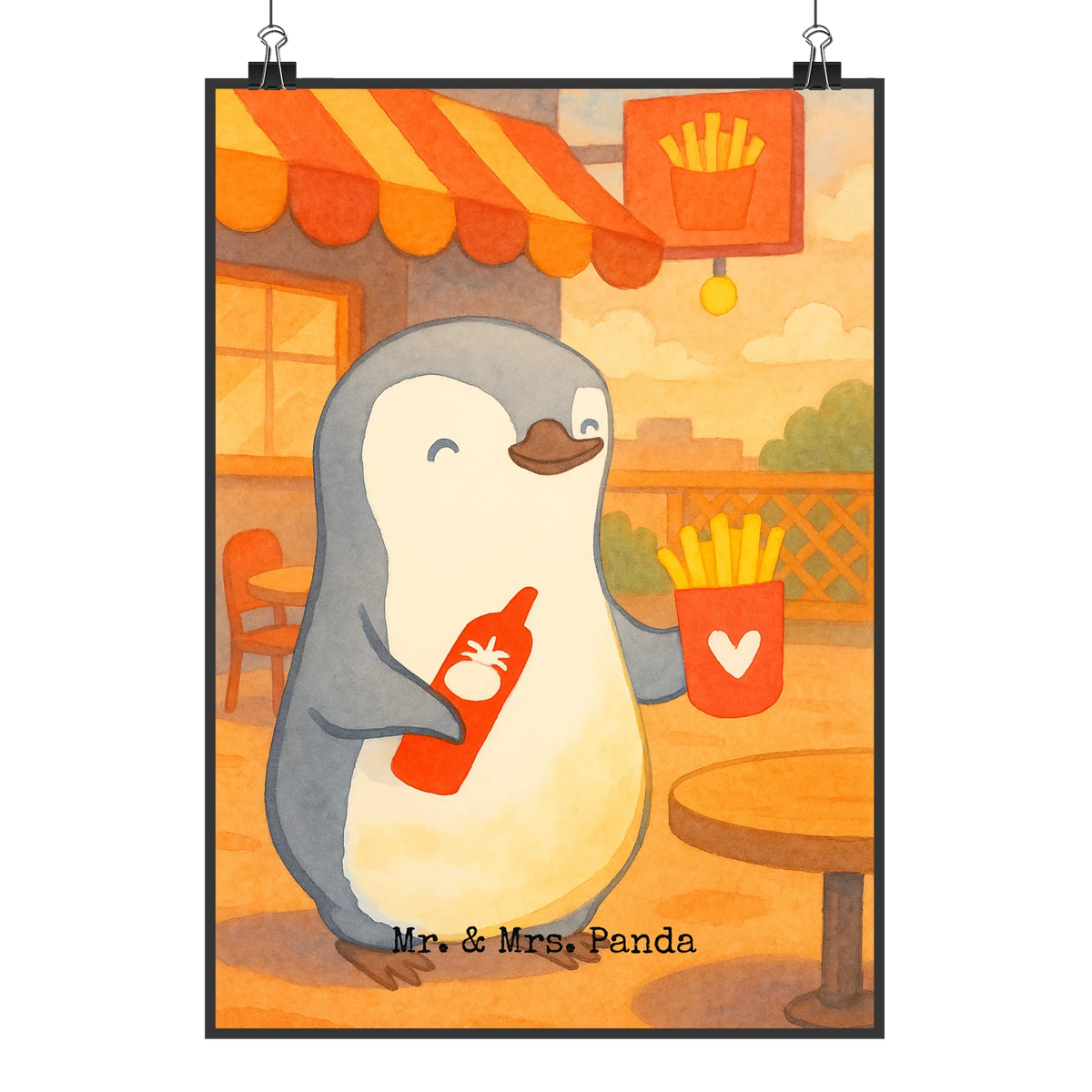 Bild Pinguin Pommes Design Design Poster, wanddeko, Wandposter, Plakat, wandkunst, Poster, Deko Bild, drucke, Wandschmuck, wanddruck, Bild, Designposter, typografie poster, Mr. & Mrs. Panda Poster, Wandbild, grafikposter, kunstdruck poster, Wanddeko Bild, Panda Poster, Deko Poster, Wanddekoration, Kunstdruck, Posterdruck, kunstposter, Partner, Freund, Liebe, Hocheitstag, Ehemann, Heiraten, Ehefrau, Liebesgeschenk, Heiratsantrag, Verlobung, Freundin, Jahrestag, Mitbringsel, für Ehemann, Valentinstag, Hochzeitstag, Geschenk für Partner, Liebesbeweis, Geschenk für Frauen, Geschenk für Freundin, für Männer