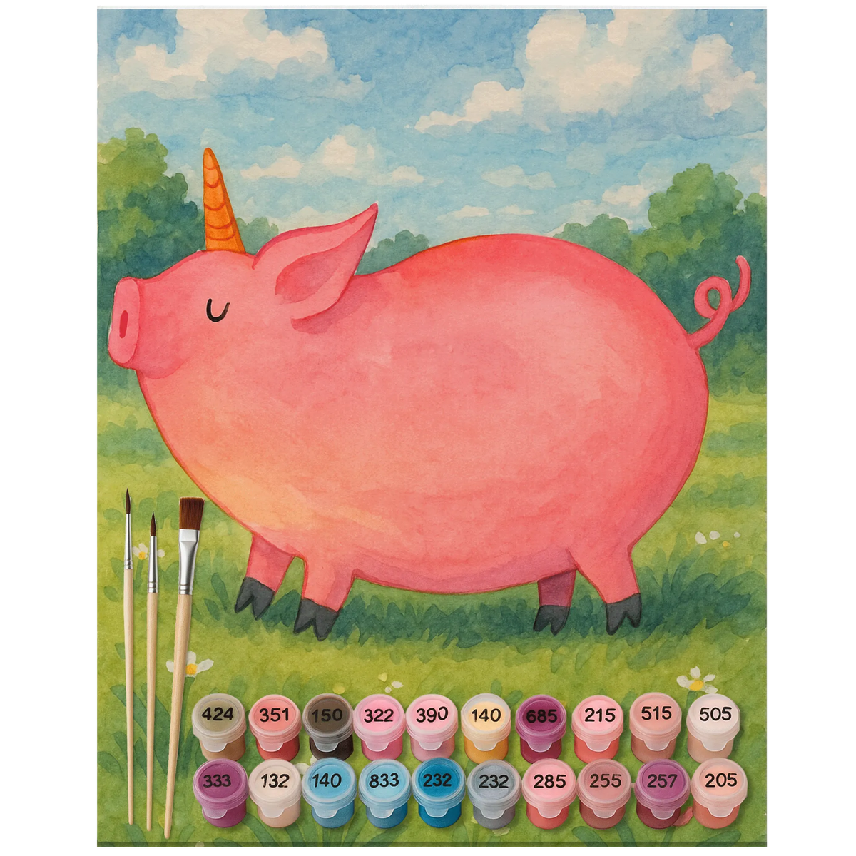 Malen nach Zahlen Einhorn Schwein Design Malen nach Zahlen Leinwand, kreativ set, Acryl Malen nach Zahlen, malset, acrylmalerei set, leinwand malerei, Malen nach Zahlen Bild, acryl malset, malen mit zahlen, Zahlenbild, diy set, malerei nach zahlen, DIY Malen nach Zahlen, leinwand malset, Malen nach Zahlen, malen nach zahlen set, Unicorn, Einhorn, Einhörner, Einhorn Deko, Englisch, English, Geschenk, Schweinhorn, Spruch, Piggy, Spaß, Pig, Witzig. Lustig, Funny, Party, Bauer, Schwein