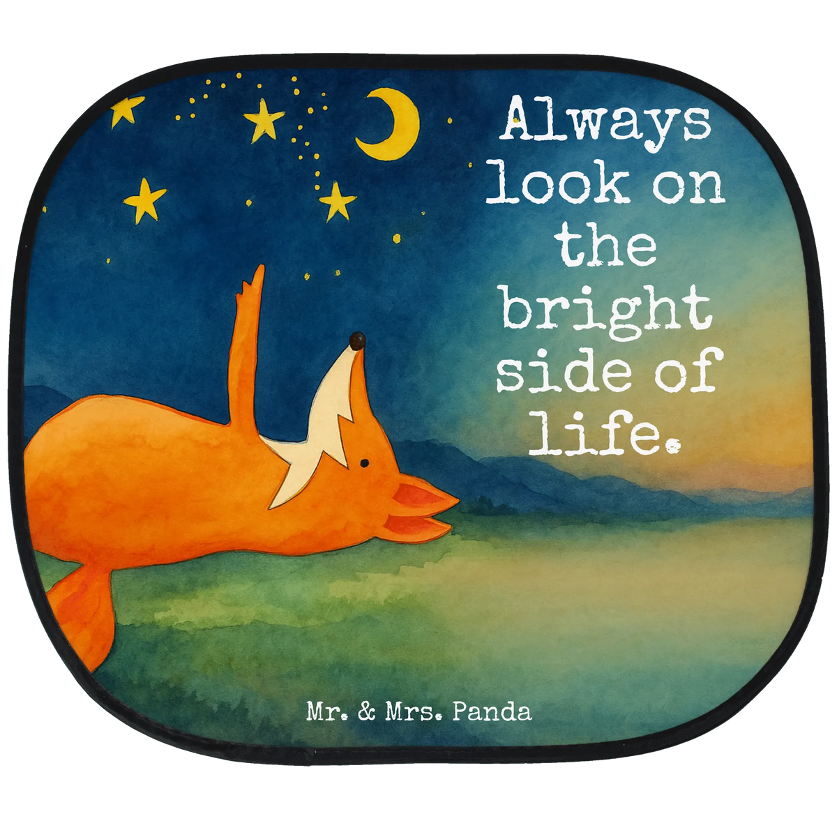 Car sun shade Fox Stars Design