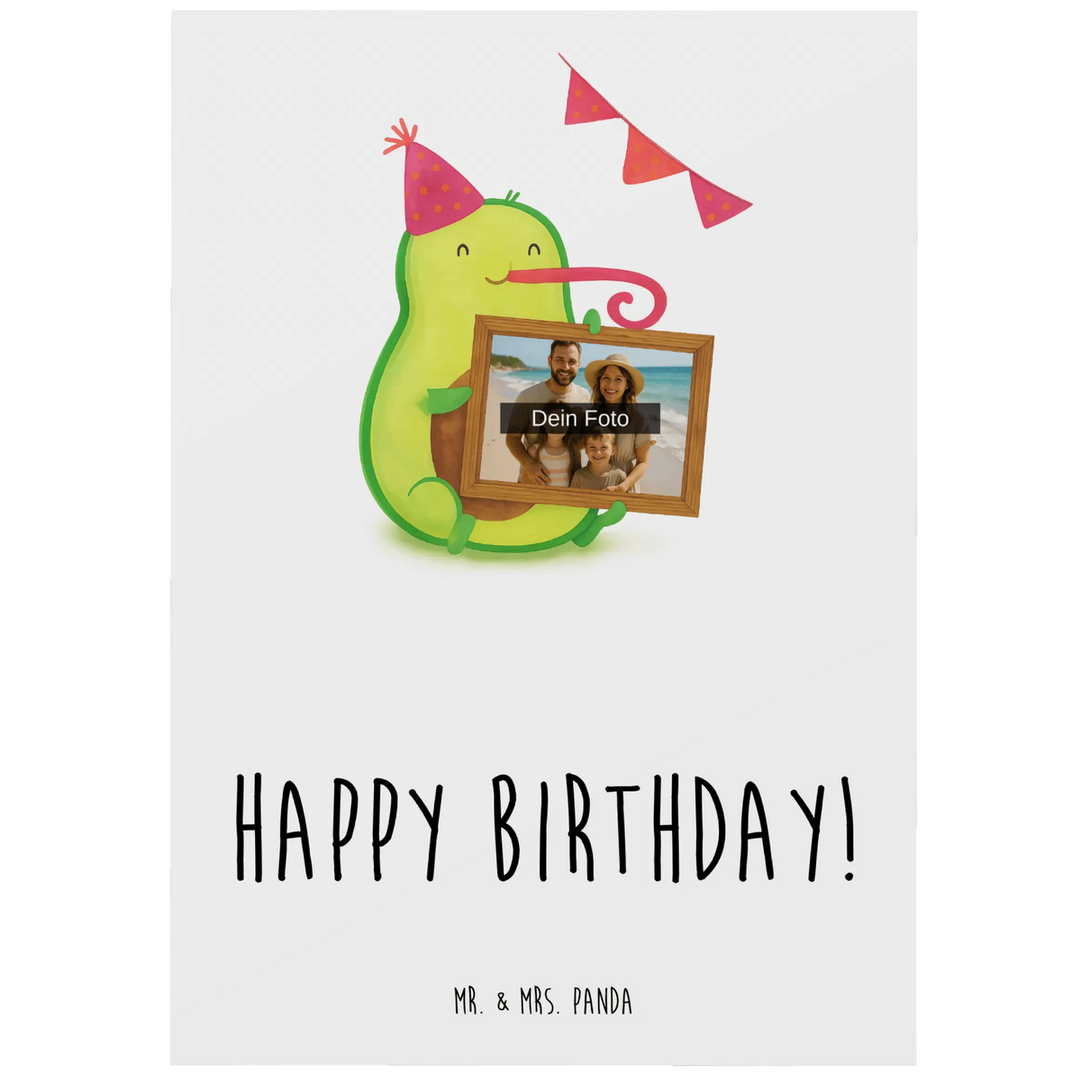 Personalized Photo Postcard avocado Birthday Design Fotogrußkarte, Fotokarte, Fotopostkarte, Postkarte Foto, Foto Grußkarte, personalisierte fotokarte, Foto Postkarte, Personalisierte Foto Postkarte, grußkarte mit foto, Postkarte mit Foto, Gesund, Vegan, Veggie, Avocado