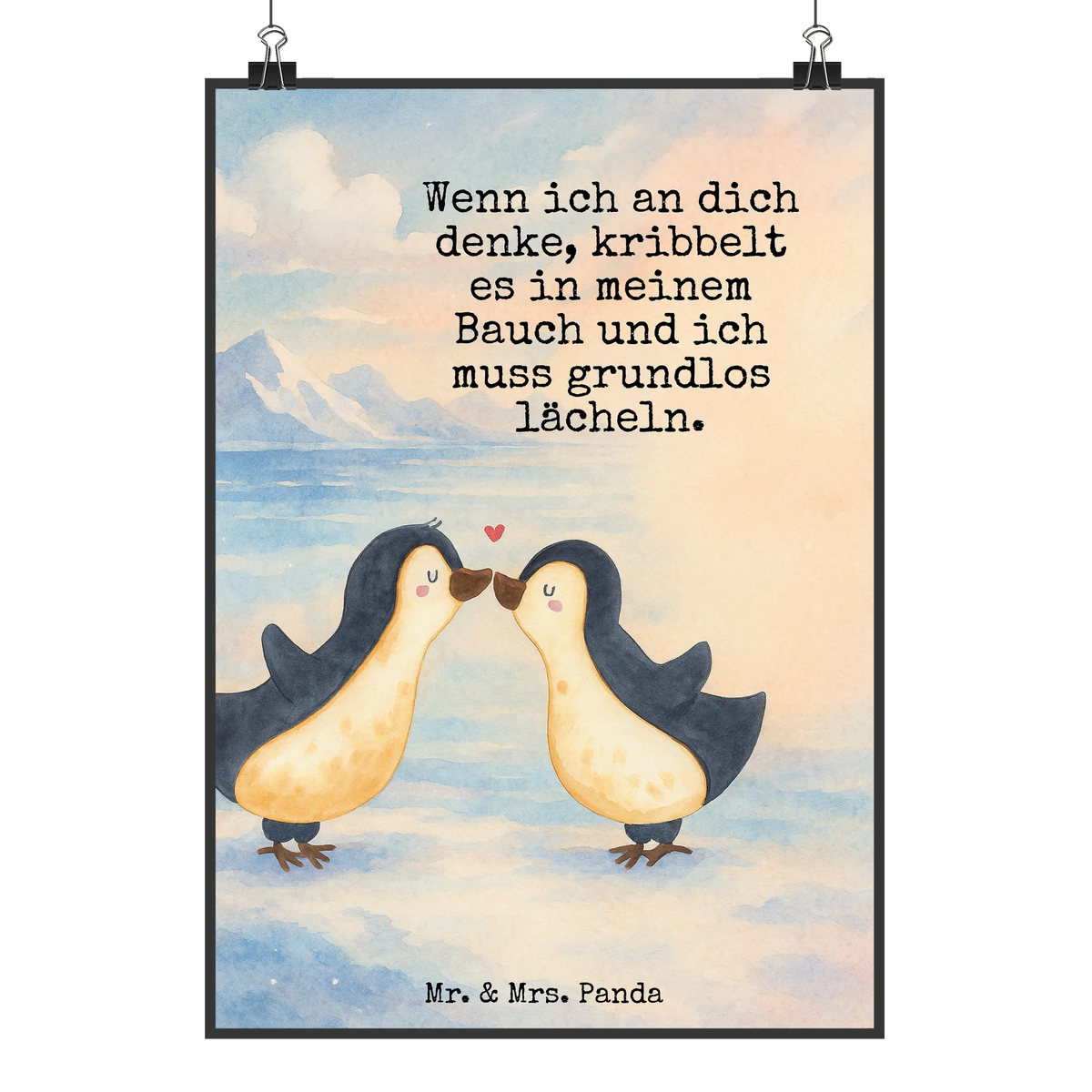 Poster Pinguine Kuss Design Wanddeko Bild, drucke, wanddruck, Design Poster, Mr. & Mrs. Panda Poster, typografie poster, kunstdruck poster, Wanddekoration, Deko Poster, wanddeko, Wandschmuck, grafikposter, kunstposter, Posterdruck, Designposter, Wandbild, Bild, Plakat, wandkunst, Deko Bild, Kunstdruck, Panda Poster, Freundin, Partner, Ehefrau, Liebe, Jahrestag, Ehemann, Heiraten, Heiratsantrag, Hocheitstag, Freund, Verlobung, Liebesgeschenk, Hochzeitstag, Geschenk für Frauen, Liebesbeweis, Valentinstag, Geschenk für Partner, Mitbringsel, für Männer, für Ehemann, Geschenk für Freundin