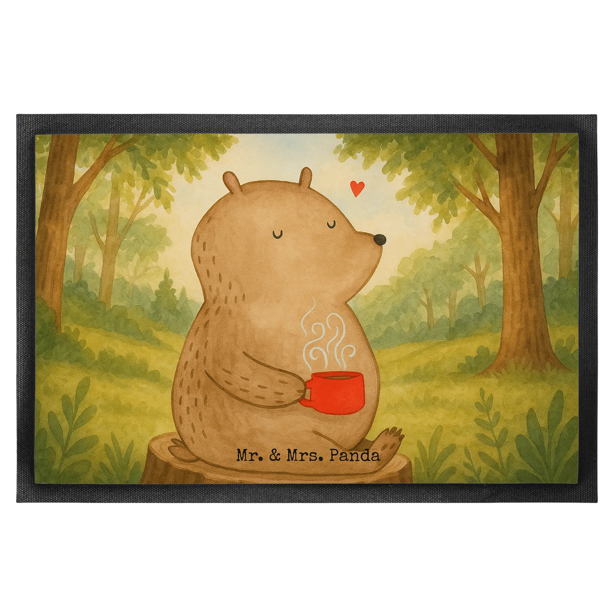 Fußmatte Bär Kaffee Design außenmatte, Türvorleger, Fußabtreter, Sauberlaufmatte, Eingangsmatte, Schmutzfangmatte, abstreifer, flurmatte, Vorleger, Schmutzfangteppich, Gummimatte, Fußabstreifer, Fussmatte, Abtreter, Outdoor-Matte, Abtretmatte, Schmutzmatte, Schuhabstreifer, bodenmatte, Gummi-Fußmatte, hausmatte, Schmutzfänger, Eingangsteppich, Haustürmatte, Türmatte, Bodenvorleger, teppichmatte, fußmatte, matte haustür, Teddybär, Teddy, Bär, Morgenroutine, Motivation, Coffee, Welt Erobern, Welt Retten, Kaffee, Bären, Guten Morgen