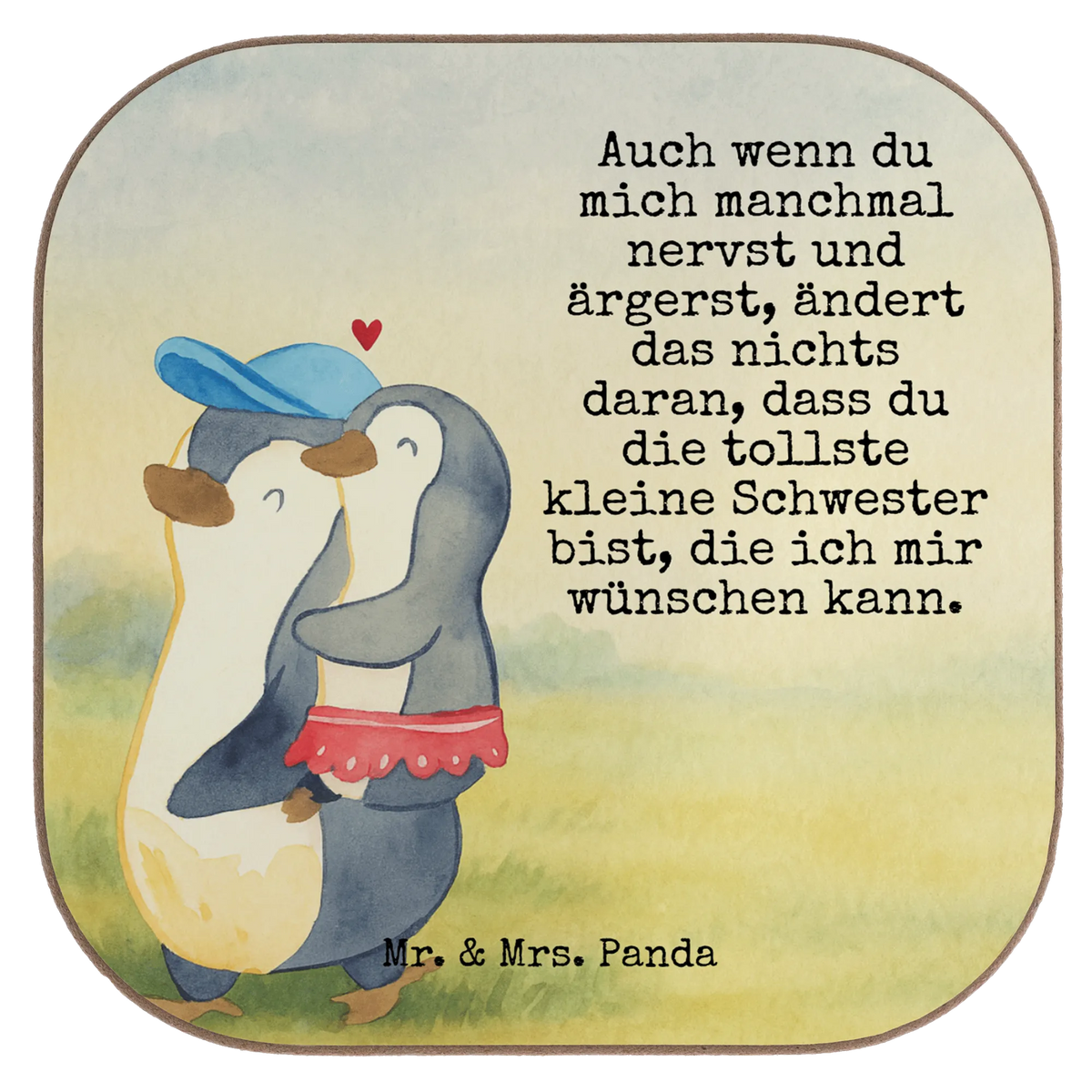 Untersetzer Pinguin Kleine Schwester Design eckiger untersetzer, unterleger, weinflaschenuntersetzer, Flaschenuntersetzer, bar untersetzer, gläseruntersetzer, garten untersetzer, Tischuntersetzer, Untersetzer Tee, Coaster, Untersetzer Tasse, hartfaseruntersetzer, weinglasuntersetzer, grill untersetzer, Baruntersetzer, party untersetzer, hartfaser untersetzer, Kaffeeuntersetzer, Tischschoner, Tassen Untersetzer, Design Untersetzer, Tassenuntersetzer, Getränkeuntersetzer, Teeuntersetzer, weinuntersetzer, Untersetzer Glas, Untersetzer Kaffee, Quadratischer Untersetzer, Becheruntersetzer, bieruntersetzer, Untersetzer für Gläser, schutzuntersetzer, Untersetzer Gläser, Untersetzer Quadratisch, Holzuntersetzer, Muttertag, Vatertag, Mama, Papa, Oma, Opa, Familie, Schwester, Bruder