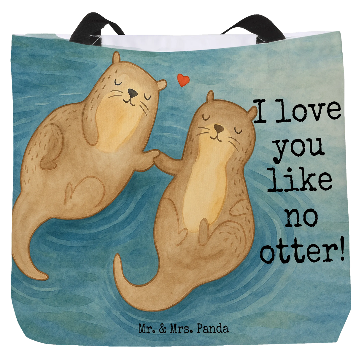 Shopper Otter Hände halten Design Strandtasche, Urlaubstasche, Schultasche, Tragebeutel, Reisetasche, Tote Bag, Tragetasche, Beutel, Büchertasche, studententasche, Pandatasche, City-Shopper, Alltagstasche, Laptoptasche, XL Tasche, Einkaufstasche, Schulbeutel, Statement-Tasche, Unitasche, Tasche, Freizeittasche, Stoffbeutel, Otter, Fischotter, Seeotter, Otter Seeotter See Otter