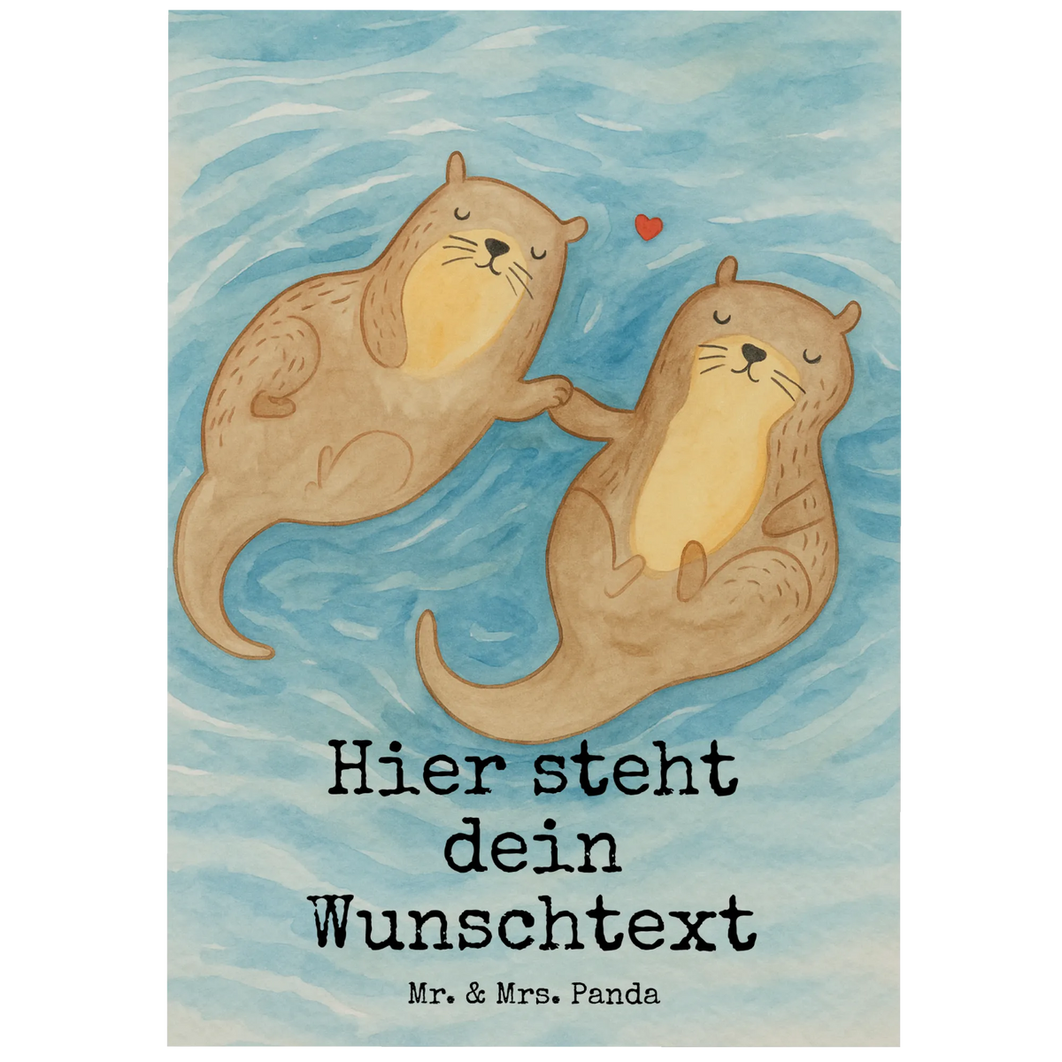 Personalised postcard wydra trzymać się za ręce Design Personalisierte Mr. & Mrs. Panda Postkarte, Personalisierbare Grußkarte, Postkarte mit Namen, Grußkarte mit Namen, Grußkarte mit eigenem Text, grußkarte personalisiert, Postkarten mit Namen, Personalisierte Grußkarte, individuelle grußkarte, Ansichtskarte mit Namen, personalisierte postkarten, Individualisierbare Postkarte, Postkarte personalisiert, personalisierbare postkarte, Personalisierte Grußkarten, Personalisierte Postkarte mit Namen, individuelle postkarte, Personalisierte Postkarte mit Wunschtext, Postkarte mit Wunschtext, Karte mit Namen, Personalisierte Karte, Karte mit Wunschtext, Postkarte mit eigenem Text, Postkarte Personalisierbar, Ansichtskarte mit Wunschtext, Grußkarte mit Wunschtext, Personalisierte Postkarte, Otter, Fischotter, Seeotter, Otter Seeotter See Otter