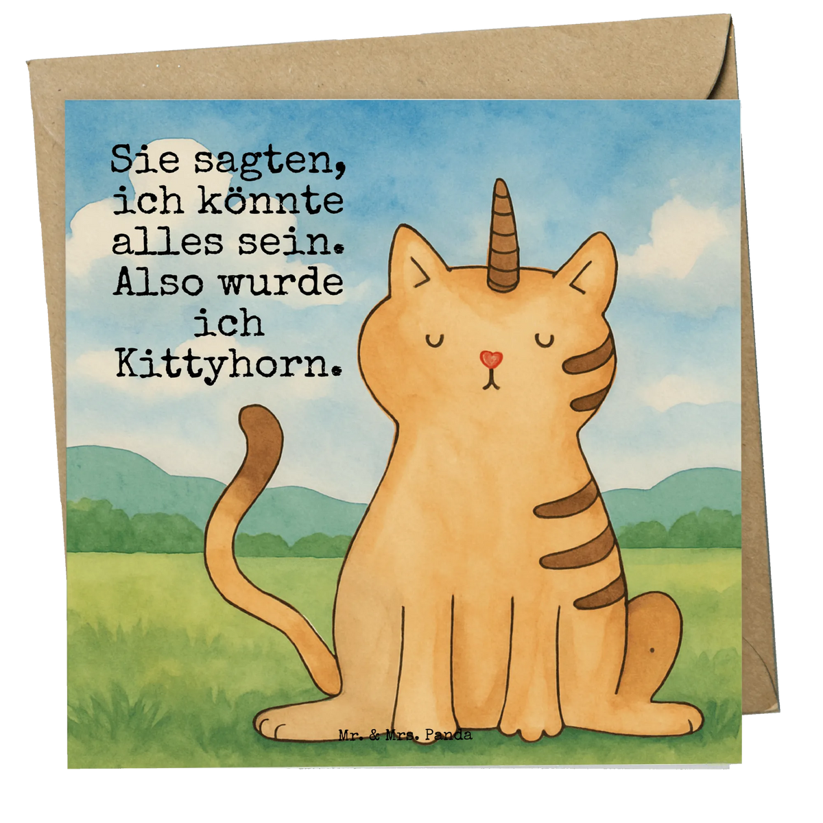 Deluxe Karte Einhorn Katze Design Glückwunschkarte, doppelkarte, anlasskarte, faltkarte, Grußkarte, Klappkarte, Unicorn, Einhorn, Einhörner, Einhorn Deko, Katzenhorn, Einhornkatze, Glitzer, Erwachsenwerden, Katze, Regenbogen, Kittyhorn, Katzer, Mieze, Einhornpower