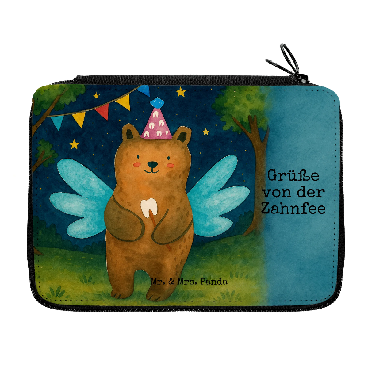 Federmappe Bär Zahnfee Design Bleistift Etui, Etui für Stifte, Stifteetui, Kinder Federmappe, Schulmäppchen, Stiftebeutel, Federmäppchen, Farbstiftetui, Mäppchen, Schlampermäppchen, reiseetui, Schuletui, Federpenal, Zeichenetui, Malmappe, Buntstiftetui, Schreibmappe, Federmappe Set, Schlamper, Stiftemappe, schulmäppchen set, Schüleretui, Bleistiftetui, Buntstiftmäppchen, Schreibetui, Federmappe, Stifte Etui, Stiftetasche, Federtasche, Etui, Teddy, Bär, Teddybär, Fee, Milchzahn, Erster Zahn, Zahnfee