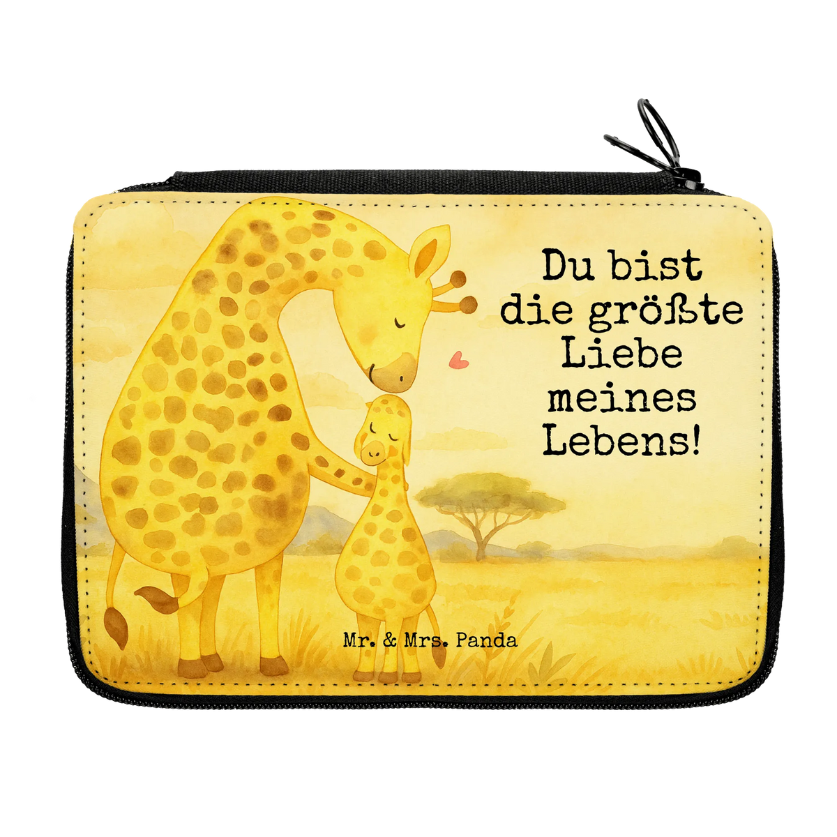 Leather folder giraffe child Design Africa, mum, daughter, mother, child, favourite person, son