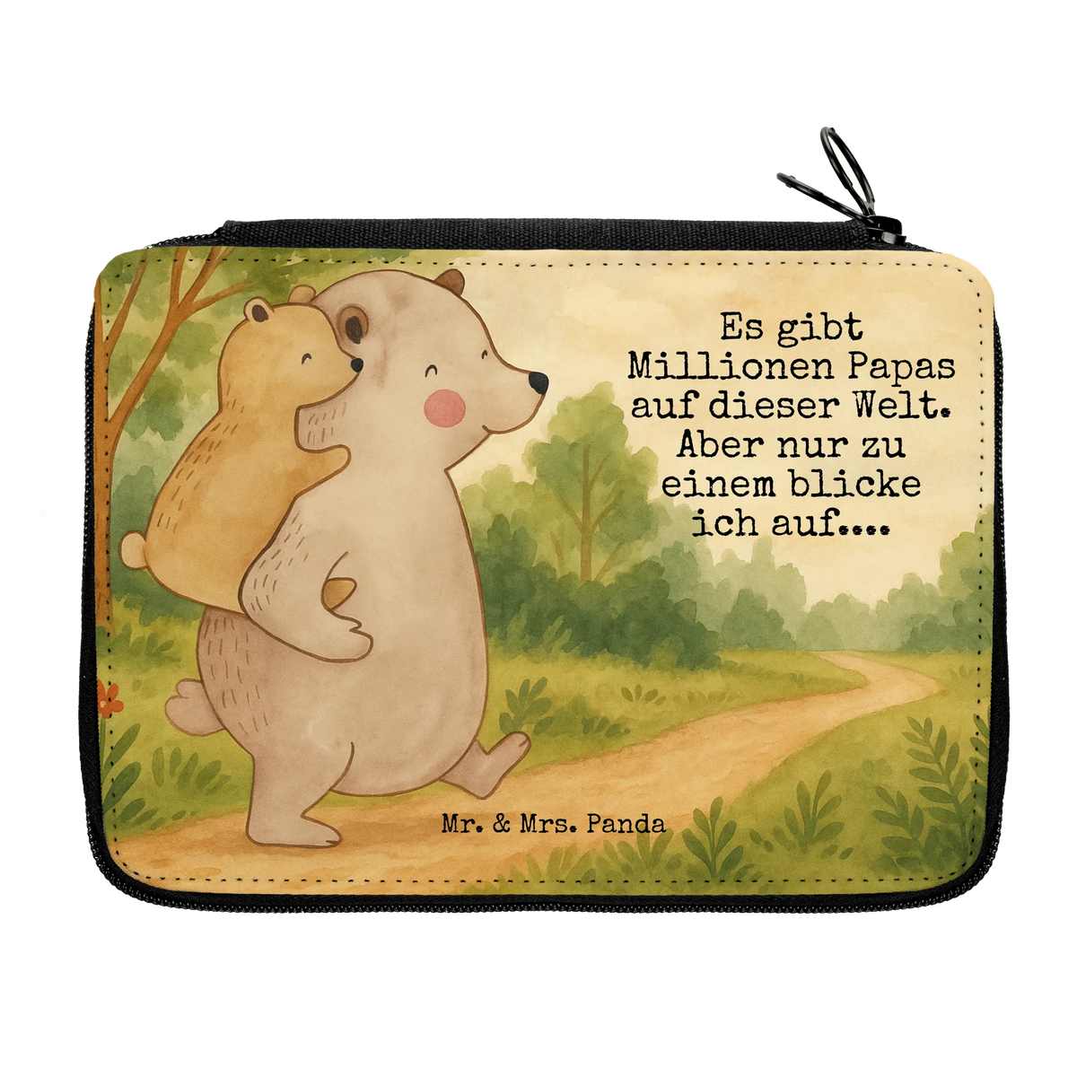 Federmappe Papa Bär Design Stifte Etui, Schlampermäppchen, Schuletui, Schüleretui, Stiftetasche, Federpenal, Farbstiftetui, Stiftebeutel, Etui für Stifte, Bleistiftetui, Zeichenetui, Federmappe Set, Bleistift Etui, Schreibetui, Malmappe, Federmäppchen, Schulmäppchen, Etui, Stifteetui, Federtasche, schulmäppchen set, Federmappe, Schreibmappe, reiseetui, Stiftemappe, Buntstiftmäppchen, Kinder Federmappe, Schlamper, Buntstiftetui, Mäppchen, Muttertag, Vatertag, Mama, Papa, Oma, Opa, Familie, Schwester, Bruder, Geburtstag, Vater, Onkel, Papi, Vati, Geschenk