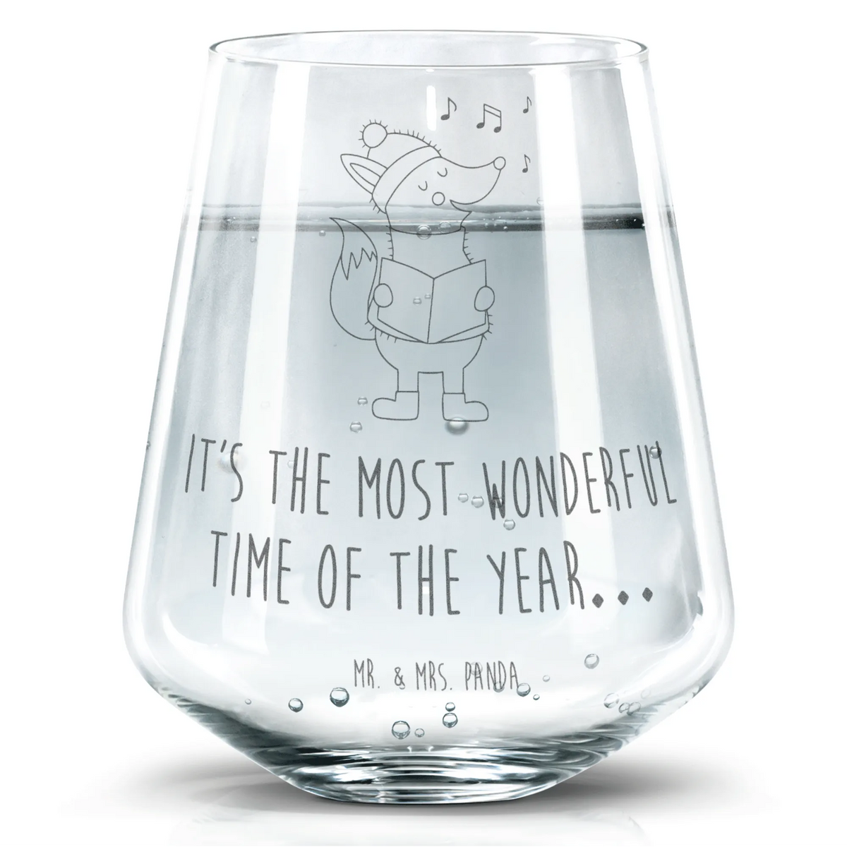Trinkglas Fuchs Sänger Trinkgefäß, Glas, Becherglas, Allzweckglas, Panda Glas, Glasbecher, Tumbler Glas, Wasserbecher, getränkebecher, Limonadenglas, Geschenkglas, Wasserglas, Dekoglas, Trinkglas, Saftglas, Designglas, Weihnachten, Winter, Weihnachtsdeko, Nikolaus, Advent, Heiligabend, Wintermotiv, Fuchs, Singen, Füchse, Sänger, Weihnachtslieder, Geschenk Sänger