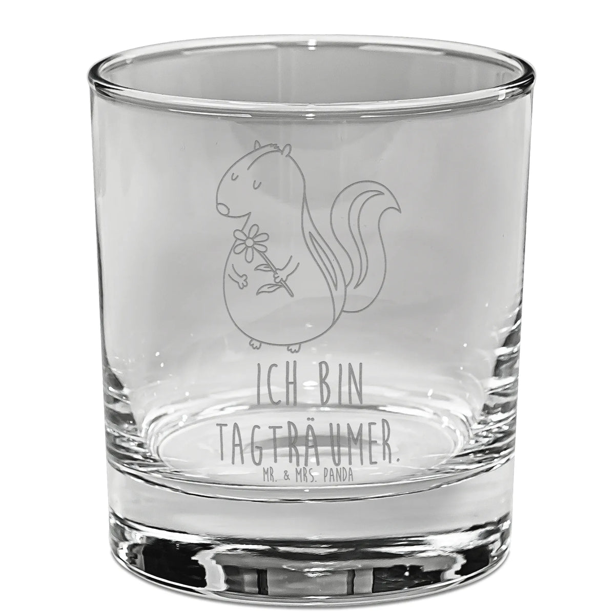 Whiskey Glas Stinktier Blume Whiskyglas, Whiskey Tumbler, Whiskeyglas, Whiskey Becher, eiswürfelglas, Tumbler, Spirituosenglas, Rocks Glas, Lowball Glas, Bourbon Glas, Whisky Tumbler, Scotch Glas, Whisky Becher, Tumbler Glas, Gravur Whiskyglas, Old Fashioned Glas, Stinktier, Skunk, Raubtier, Träume, Wildtier, Stinker, Verträumt, Stinki, Tagträumer, Dreams