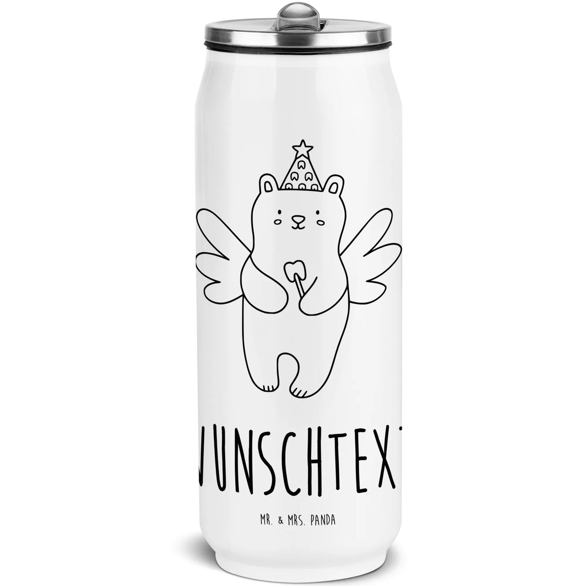 Personalisierte Getränkedosen Trinkflasche Bär Zahnfee