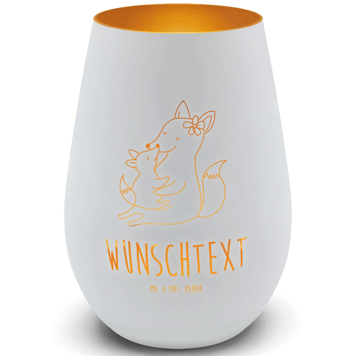 Gold Personalized Lantern Fox mummy Family, Father's Day, Mother's Day, brother, sister, Mom, Dad, favourite daughter, present, mom, daughter, mother, best daughter