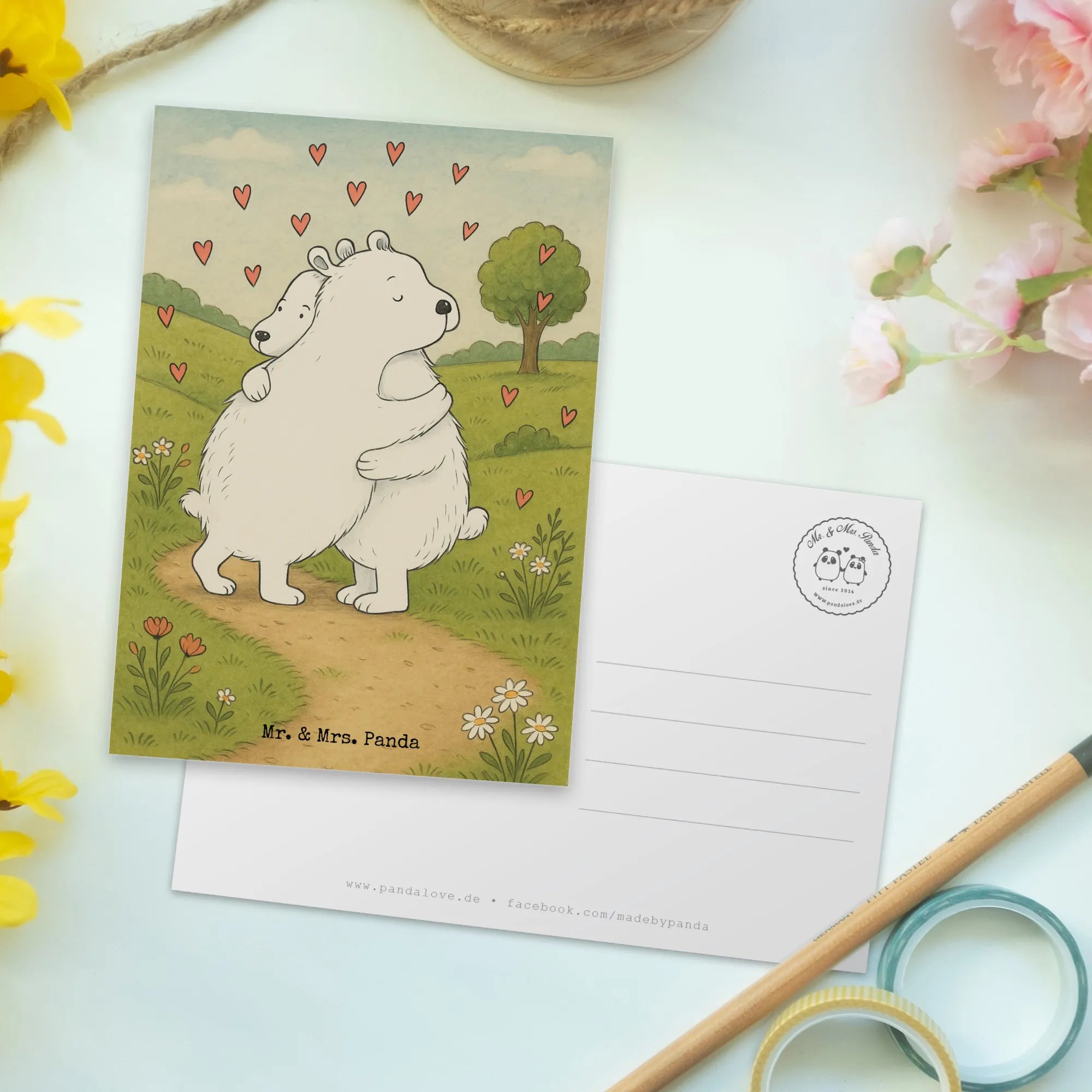 Postkarte Eisbär Umarmen Design Ansichtskarte, Postkarte, Designkarte, Motivkarte, Postkarten, Kunstkarten, einzelkarte, Fotokarte, Ansichtskarten, bildkarte, spruchkarte, kunstkarte, Grußkarte, Tiere, Tiermotive, Gute Laune, Lustige Sprüche