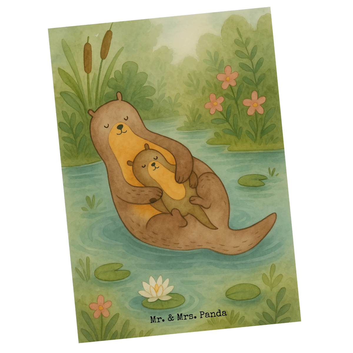 Postkarte Otter Kind Design kunstkarte, Kunstkarten, spruchkarte, Grußkarte, Ansichtskarte, Fotokarte, einzelkarte, Motivkarte, bildkarte, Designkarte, Ansichtskarten, Postkarte, Postkarten, Fischotter, Otter, Seeotter, Otter Seeotter See Otter