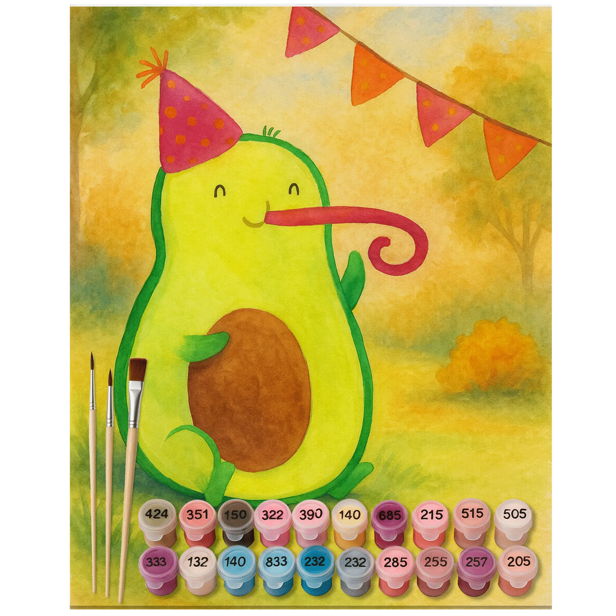 Malen nach Zahlen Avocado Geburtstag Design Zahlenbild, DIY Malen nach Zahlen, malen mit zahlen, leinwand malset, acrylmalerei set, malset, kreativ set, Malen nach Zahlen, leinwand malerei, Malen nach Zahlen Leinwand, malerei nach zahlen, malen nach zahlen set, Malen nach Zahlen Bild, diy set, acryl malset, Acryl Malen nach Zahlen, Veggie, Avocado, Vegan, Gesund