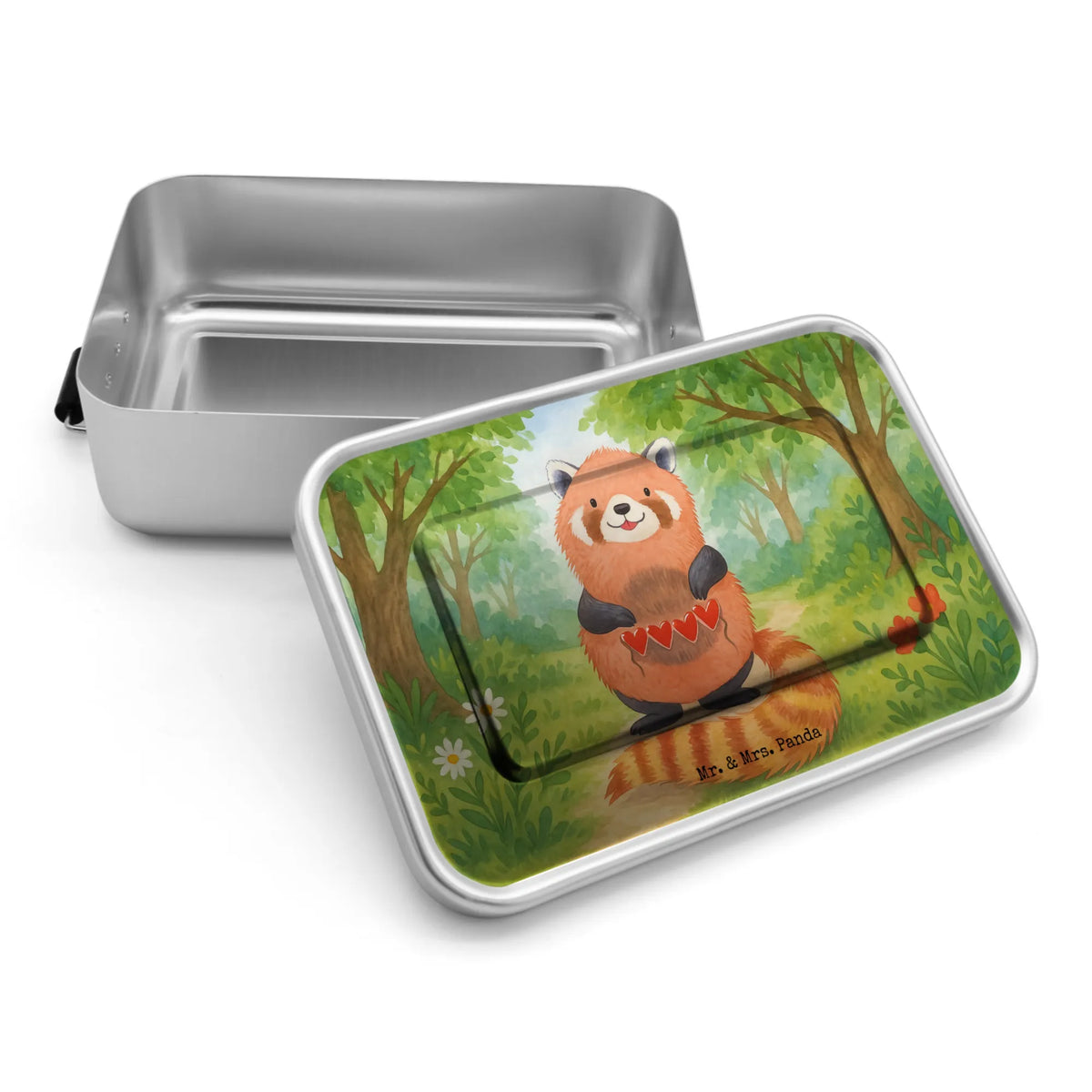 Metall Brotdose Roter Panda Design Snack Dose, Schul Brotdose, Metall Brotbox, Lunchdose, Metall Brotdose, Brotbox Metall, Frühstücksbox, Brotdose Metall, Lunchbox Metall, Pausenbrotbox, Schulbrotdose, Metallbox, Vesperbox, aluminium brotdose, Essensbox, Jausenbox, Vintage Brotdose, Blech Brotdose, Metall Lunchbox, aluminium lunchbox, Lunchbox, Metall Vesperdose, Frühstücksdose, Kinder Brotdose, Pausenbox, Vesperdose Metall, Snackbox, Butterbrotdose, Metall Frühstücksdose, Lustige Sprüche, Tiere, Tiermotive, Gute Laune, Rot, Panda, Liebe, Herz, Liebling, Lieblingsmensch