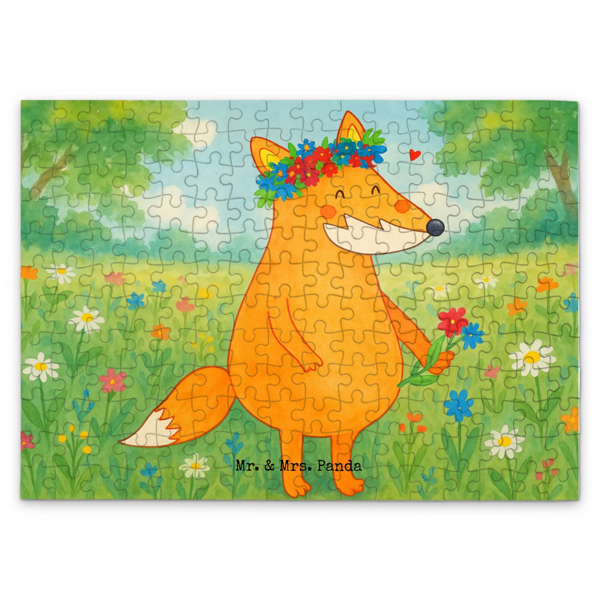 Puzzle Fuchs Blumen Design Legespiel, Puzzlespiel, 1500 Teile Puzzle, Geduldspiel, 500 Teile Puzzle, Puzzle, 1000 Teile Puzzle, 2000 Teile Puzzle, 300 Teile Puzzle, Fuchs, Mich, Blumen, Fox, Liebesbeweis, Freude, Freundinnen, Liebe, Ich, Freundin, Füchse, Fuchsmädchen, Selbstliebe, Motivation, Blume, Blumenmädchen
