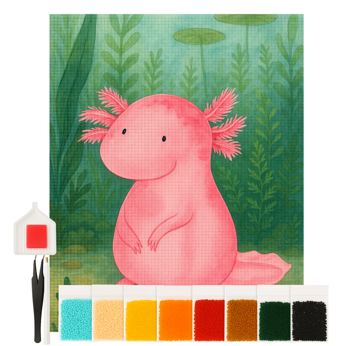 Diamond Painting Axolotl Niedlich Design diamond art, diamant stickerei, diamant painting, Diamant Malen nach Zahlen, diamant mosaik, strass malerei, diamond painting bilder, funkelbilder, diamant gemälde, diamant painting bilder, 5d diamond painting, Kristallbild, diy diamond painting, mosaik set, diamant painting set, strassbilder, diamant bilder, Bild mit Diamanten, mosaik malerei, Diamant Basteln, malen mit diamanten, diamond painting set, diamond painting komplettset, diamant steine bilder, diamond painting kit, diamant malerei set, diamantbild, diamant kunst, diamant stickerei set, diamant painting kit, steinchenbilder, diamant malset, diamant bastelset, glitzerbild, Diamant Malen, mosaik bilder, Diamond Painting, 5d diamant painting, diamant malerei, Axolotl, Molch, Lebensweisheit, Liebe, Freundin, Axolot, Weisheit, Zufrieden, Lebensstil, Fröhlich, Vergnügt