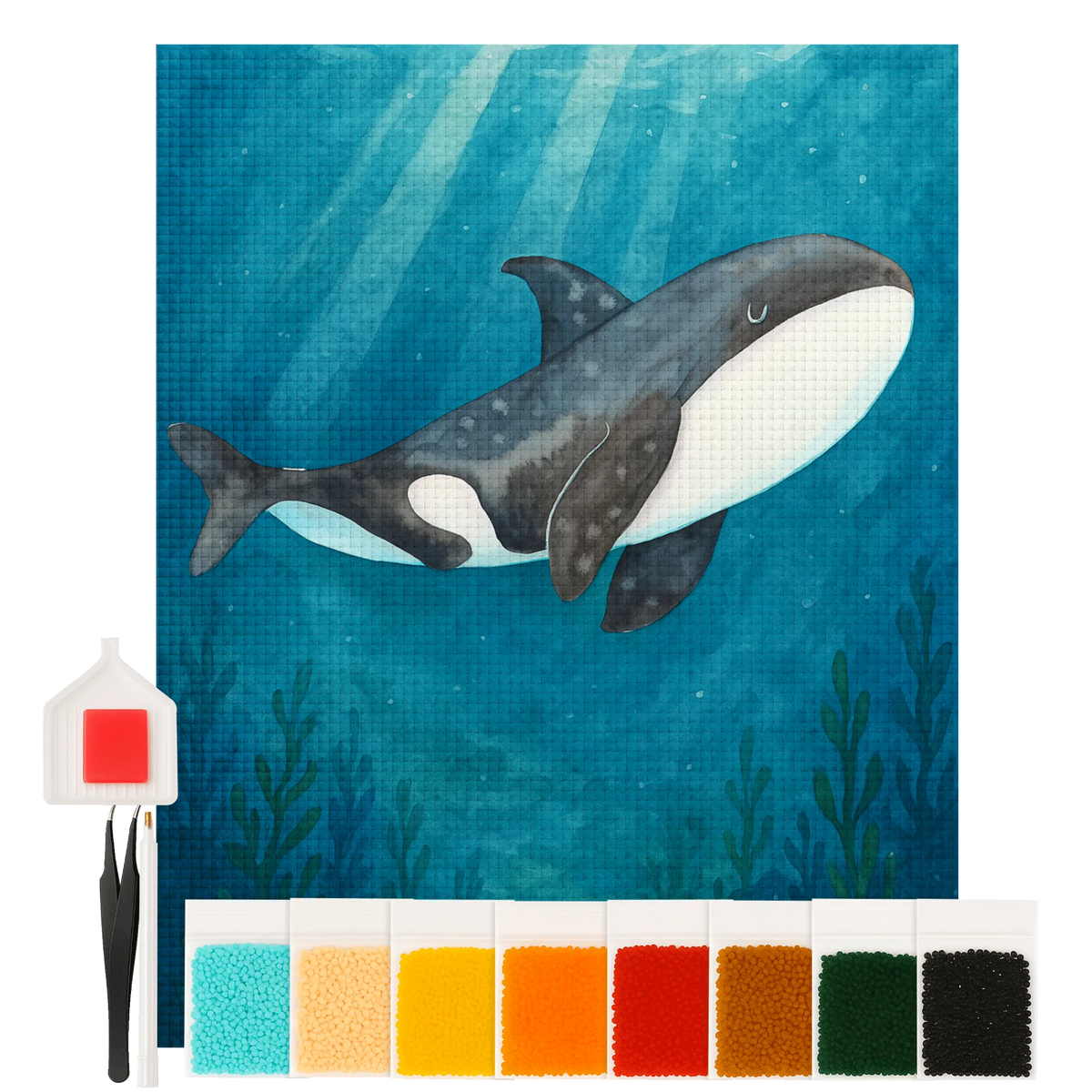 Diamond Painting Orca Design Kristallbild, diamant stickerei, diamantbild, diamant painting set, Bild mit Diamanten, diamond painting kit, diamond painting komplettset, diamant malerei set, diamant malerei, diamant gemälde, 5d diamond painting, diy diamond painting, Diamant Malen, steinchenbilder, diamant painting kit, diamant kunst, diamant painting, diamant malset, Diamant Malen nach Zahlen, diamond painting bilder, strassbilder, diamant stickerei set, strass malerei, diamond art, mosaik malerei, glitzerbild, diamant steine bilder, mosaik set, diamond painting set, Diamant Basteln, mosaik bilder, 5d diamant painting, diamant painting bilder, funkelbilder, diamant bilder, Diamond Painting, diamant mosaik, malen mit diamanten, diamant bastelset, Meerestiere, Urlaub, Meer, Selbstliebe, Orca, Killerwal, Orcas, Büro, Wal, Neustart, Möglichkeiten, Arbeit, Motivation, Startup