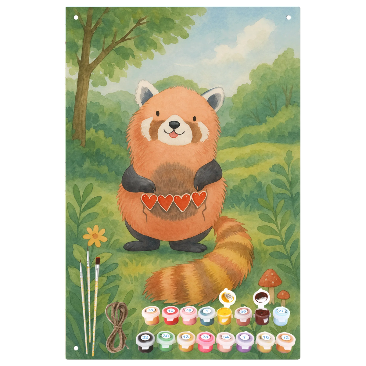 Malen nach Zahlen Metallschild Roter Panda Design Metallplatte Malen nach Zahlen, Metallschild Malen nach Zahlen, malen nach zahlen set, Malen nach Zahlen Metallplatte, zahlenmalerei, Blechtafel Malen nach Zahlen, Blechschild Malen nach Zahlen, Dekoschild Malen nach Zahlen, Malen nach Zahlen Metallschild, Malen nach Zahlen Blechtafel, Malen nach Zahlen Dekoschild, Malen nach Zahlen, Malen nach Zahlen Blechschild, Lustige Sprüche, Tiere, Tiermotive, Gute Laune, Rot, Lieblingsmensch, Liebe, Panda, Herz, Liebling