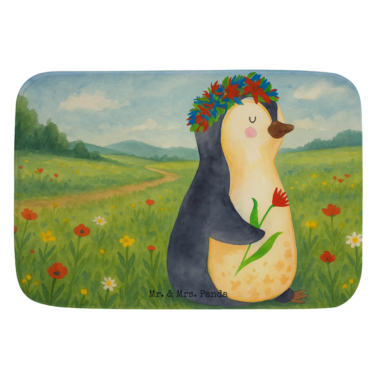 Badematte Pinguin Blumen Design teppich für bad, Teppich Fürs Bad, Bad Fußmatte, badezimmervorleger, Badteppich, Badezimmer Matte, bad läufer, badezimmermatte, fußmatte bad, duschmatte, Badläufer, badezimmer läufer, Vorleger Bad, Teppich Bad, wannenvorleger, Badematte, Duschvorleger, Badezimmerteppich, Badvorleger, Pinguin, Lebenslust, Universum, Wünsche, Leben, Motivation, Ziele, Blumenkranz, Geschenkidee, Pinguine, Liebeskummer, Lebensziele