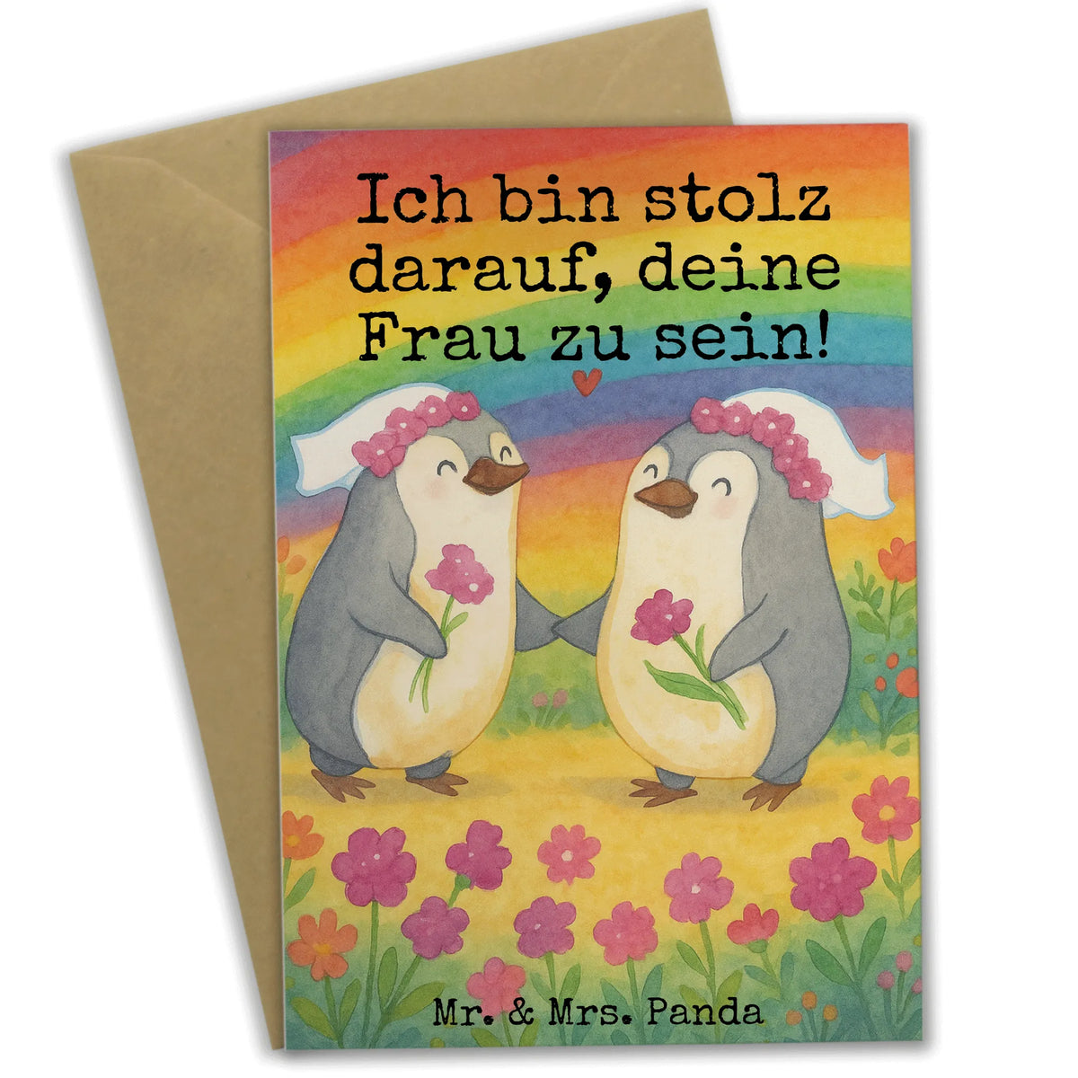 Grußkarte Pinguine Lesbian Pride Design Beileidskarte, Motivkarte, kommunionskarte, hochzeitskarten, Grußkarte, weihnachtskarten, firmungskarte, genesungskarte, jubiläumskarte, valentinstagskarte, Grußkarten, einladungskarten, Klappkarte, spruchkarte, osterkarte, babykarte, glückwunschkarten, Glückwunschkarte, vatertagskarte, neujahrskarte, osterkarten, dankeskarten, abiturkarte, Hochzeitskarte, Hochzeit, Hochzeitsgeschenk, Ehe, Hochzeitsfeier, Trauung, Trauungsgeschenk, Verlobungsfeier, Verlobungsgeschenk, Hochzeitsgeschenkideen, Hochzeitsgeschenke für Brautpaar, Gleichgeschlechtliche Hochzeit