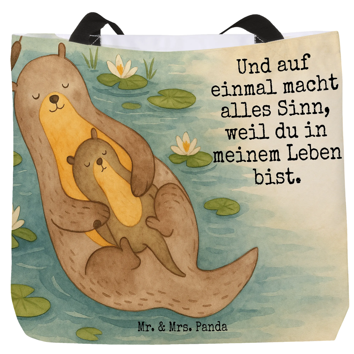 Shopper Otter Kind Design Tasche, Pandatasche, Schulbeutel, XL Tasche, Reisetasche, studententasche, Laptoptasche, Freizeittasche, Tragetasche, Büchertasche, Stofftasche, City-Shopper, Beutel, Stoffbeutel, Tote Bag, Strandtasche, Shopper Tasche, Statement-Tasche, Henkeltasche, Einkaufstasche, Schultasche, XXL Tasche, Unitasche, Alltagstasche, Tragebeutel, Urlaubstasche, Otter, Fischotter, Seeotter, Otter Seeotter See Otter