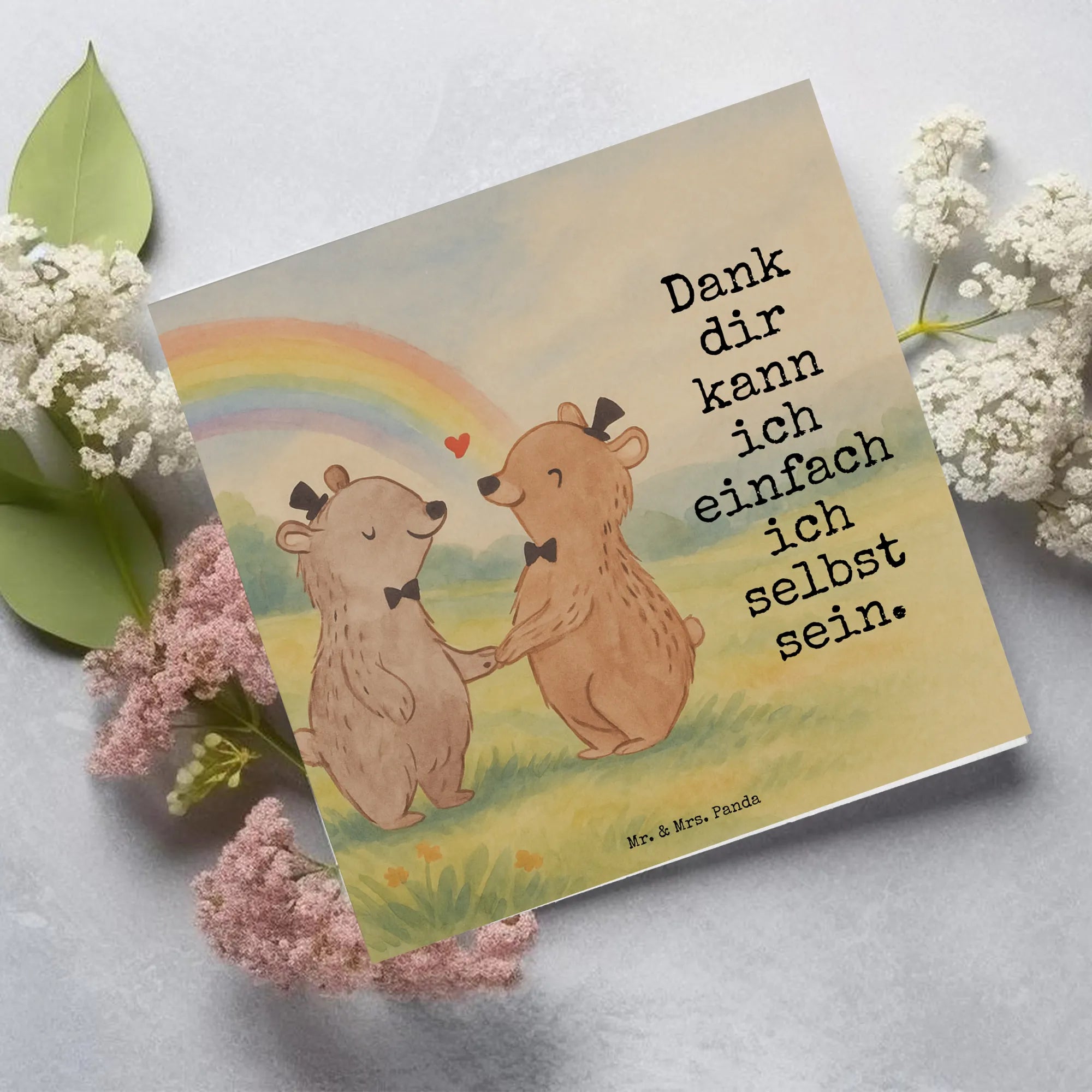 Glückwunschkarte Bären Gay Pride Design anlasskarte, Klappkarte, Grußkarte, faltkarte, Glückwunschkarte, doppelkarte, Verlobungsgeschenk, Trauung, Hochzeitsgeschenk, Ehe, Trauungsgeschenk, Hochzeitsgeschenke für Brautpaar, Hochzeitsgeschenkideen, Hochzeitsfeier, Verlobungsfeier, Hochzeitskarte, Hochzeit