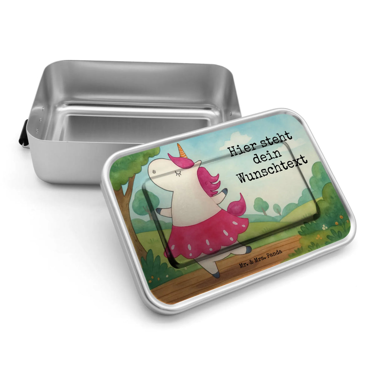 Personalisierte Brotdose Einhorn Ballerina Design Geschenk mit Namen, Brotbox, Brotbox mit Namen, Brotdose mit Namen, Brotdose, Einhorn, Einhorn Deko, Einhörner, Unicorn, Lebensfreude, Tänzerin, Lebenslust, Tanzen, Party, Geburtstag, Spaß, Ballerina, Wohnung, Feiern