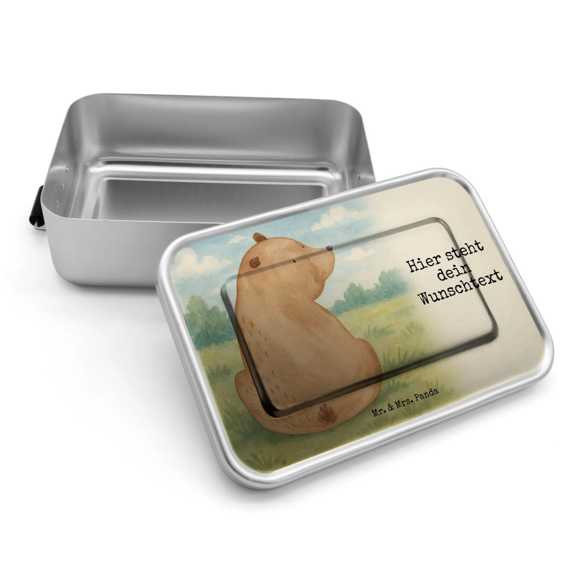 Personalisierte Metall Brotdose Bär Schulterblick Design Vesperbox mit Namen, Individuelle Brotdose, Personalisierte Vesperbox, Personalisierte Brotbox, Brotbox mit Namen, Snackbox personalisiert, Personalisierte Snackbox, Geschenk mit Namen, Personalisierte Lunchbox, Vesperdose mit Namen, Brotdose Metall personalisiert, Alu Brotdose personalisiert, Vesperdose personalisiert, Vesperbox personalisiert, Lunchbox personalisiert, Brotbox personalisiert, Bento Box personalisiert, Personalisierte Brotdose, Personalisierte Vesperdose, Brotdose mit Namen, Personalisierte Jausenbox, Personalisierte Frühstücksdose, Bär, Teddybär, Teddy, Bären, Motivation, Selbstachtung, Weisheit, Weltansicht, Bärenliebe