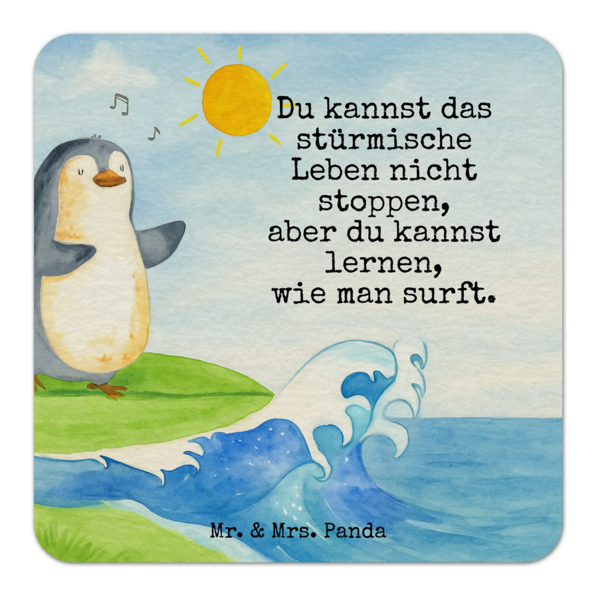 Bierdeckel Pinguin Surfer Design Pappuntersetzer, Becheruntersetzer, Flaschenuntersetzer, Getränkeuntersetzer, bieruntersetzer, Tischuntersetzer, Bierdeckel, Bierfilzl, Tassenuntersetzer, gläseruntersetzer, Kaffeeuntersetzer, Pinguin, Hawaii, Urlaub, Wellen Reiten, Surfer, Pinguine, Portugal, Surfen, Wellen